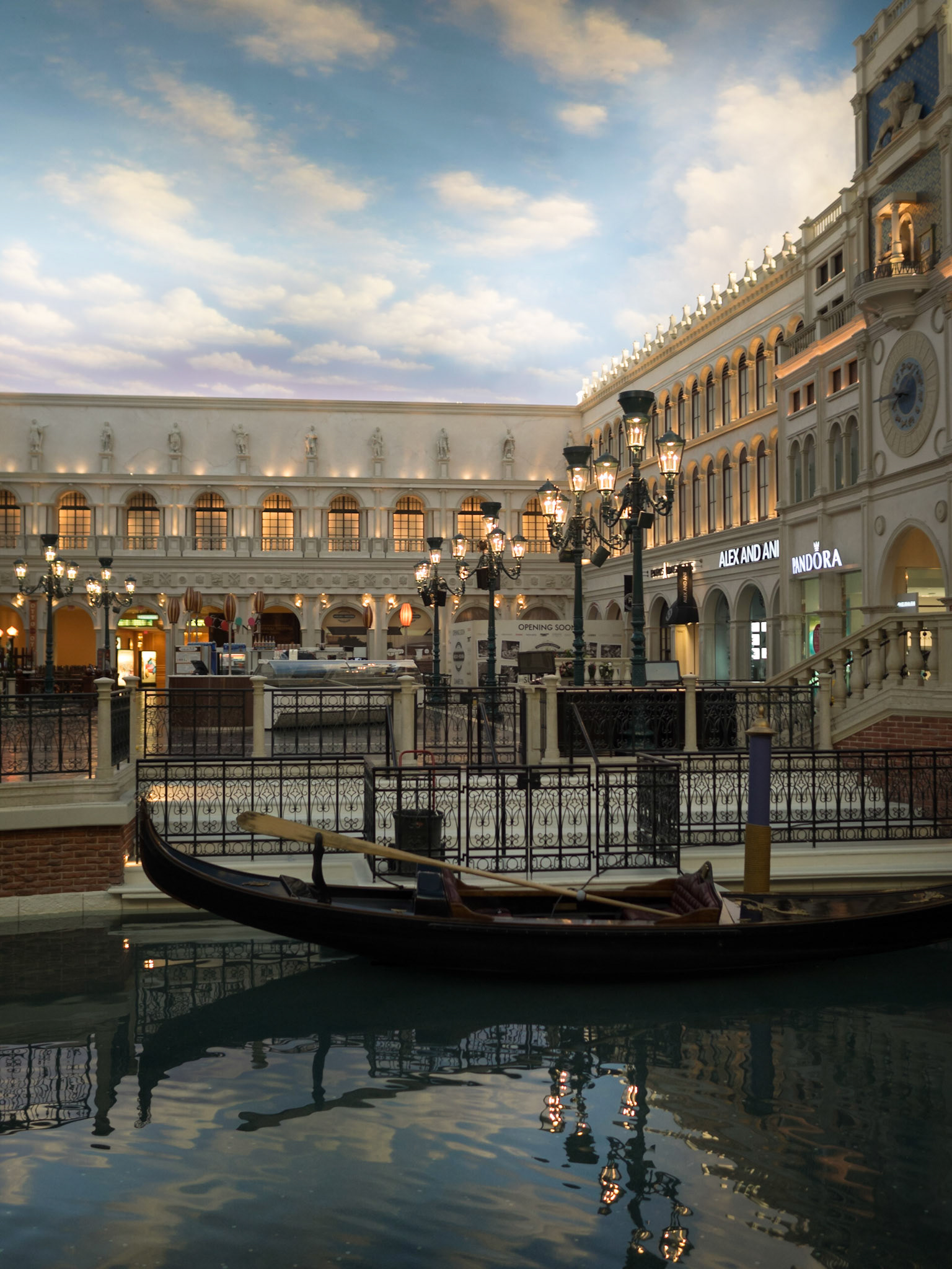 The canal inside The Venetian