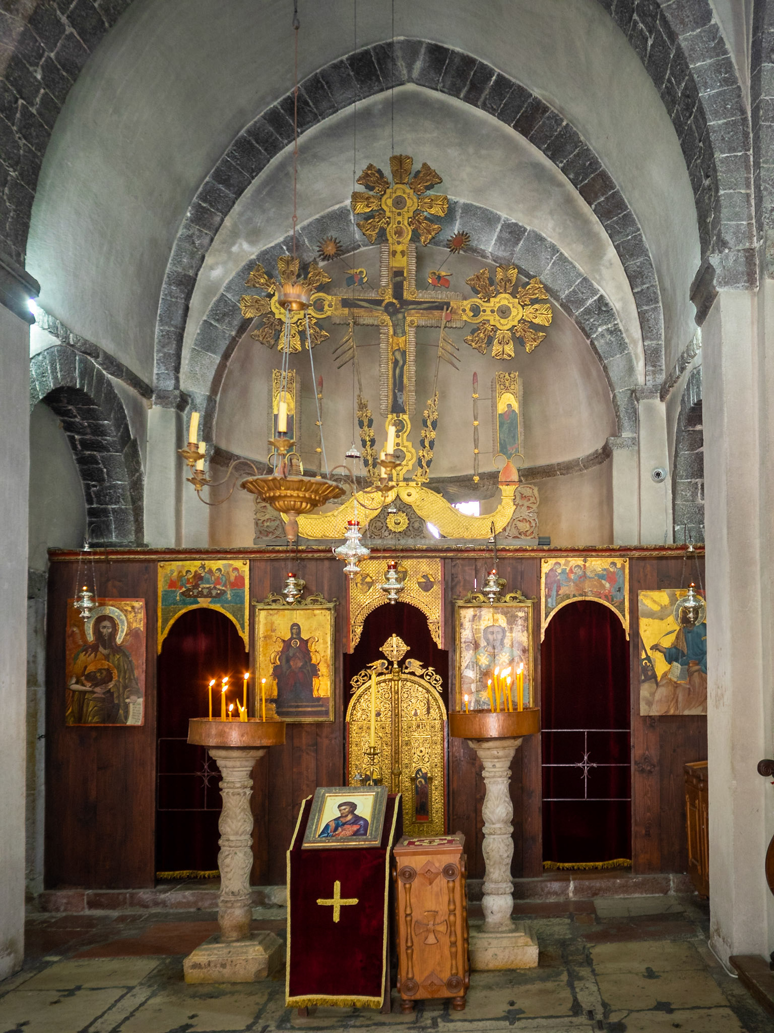 Interior of the Church of St. Luke, Kotor