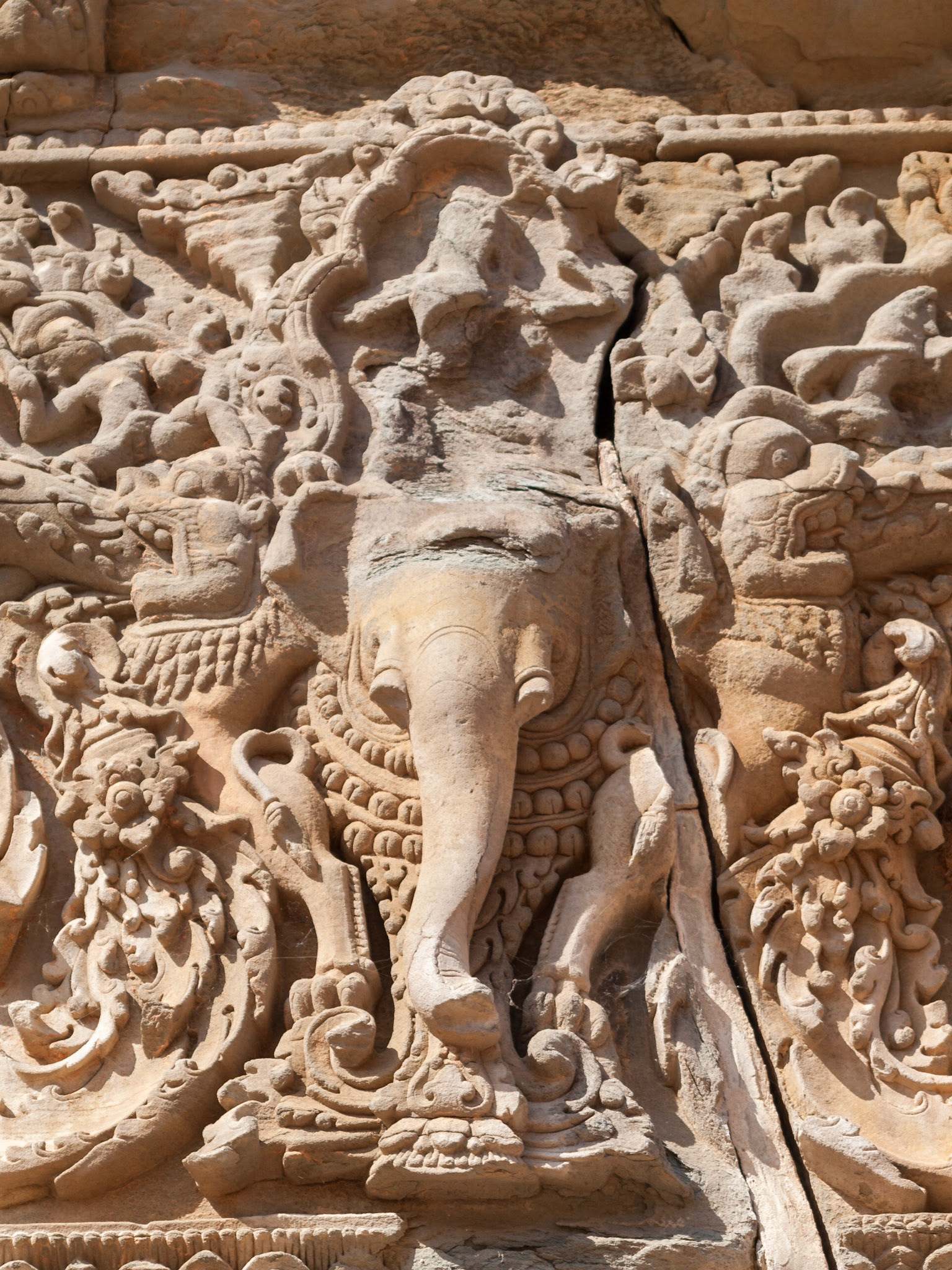 Lolei temples, Siem Reap, Cambodia - a temple dedicated by king Yasovarman I (r 889-910) to his mother, his father and maternal grandparents
