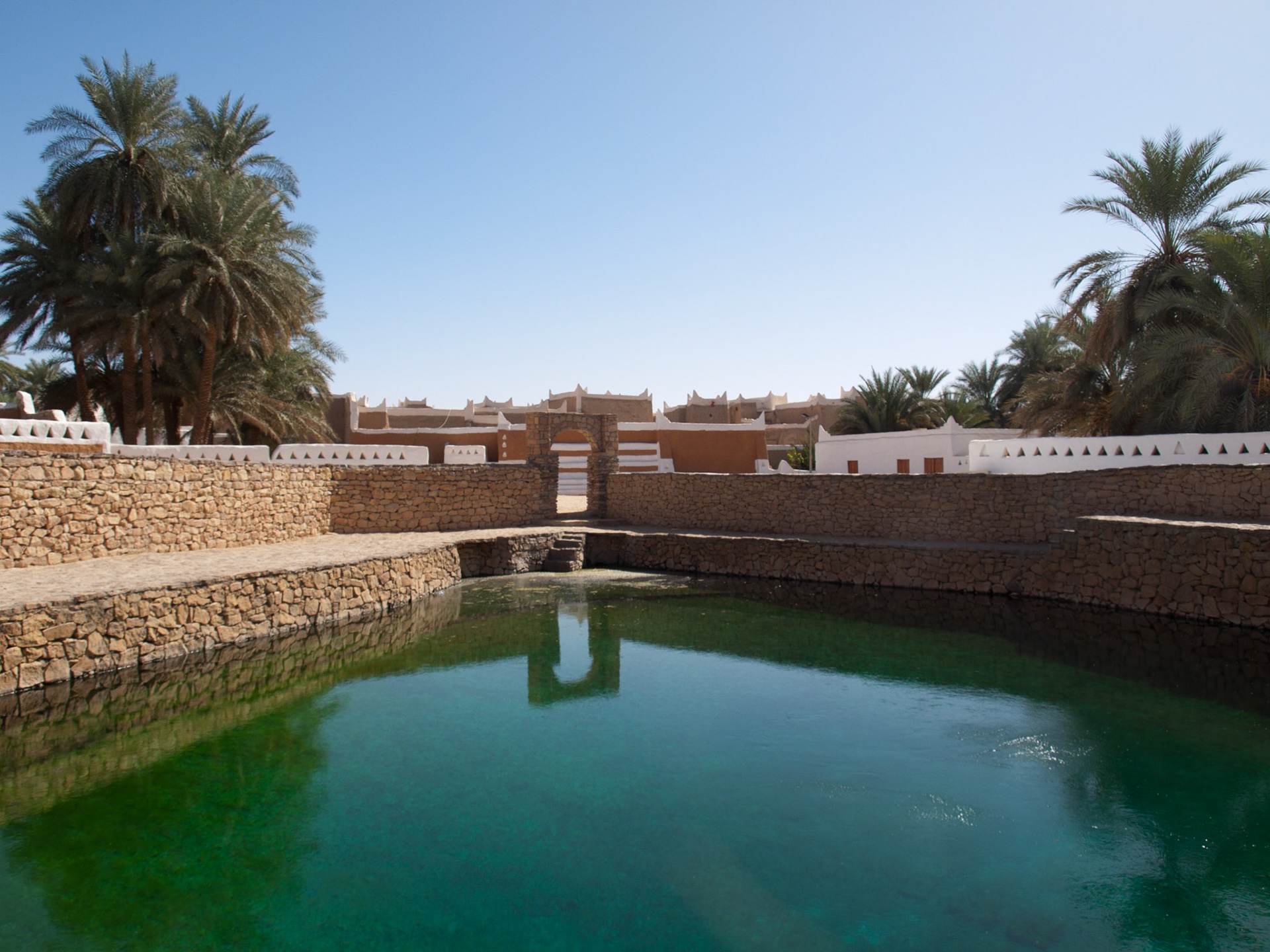 Horse fountain in Ghadames
