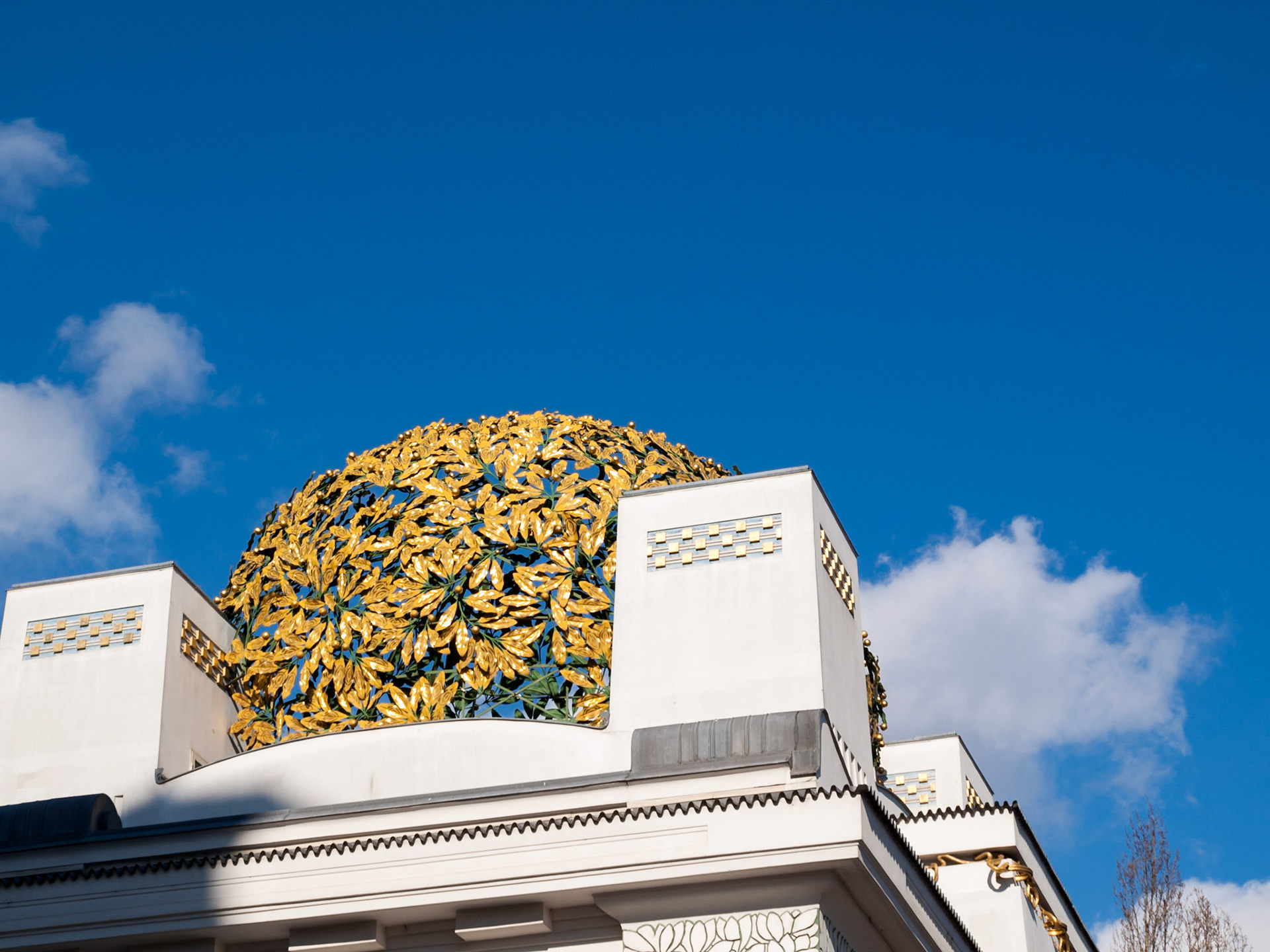 Secession building golden leafs