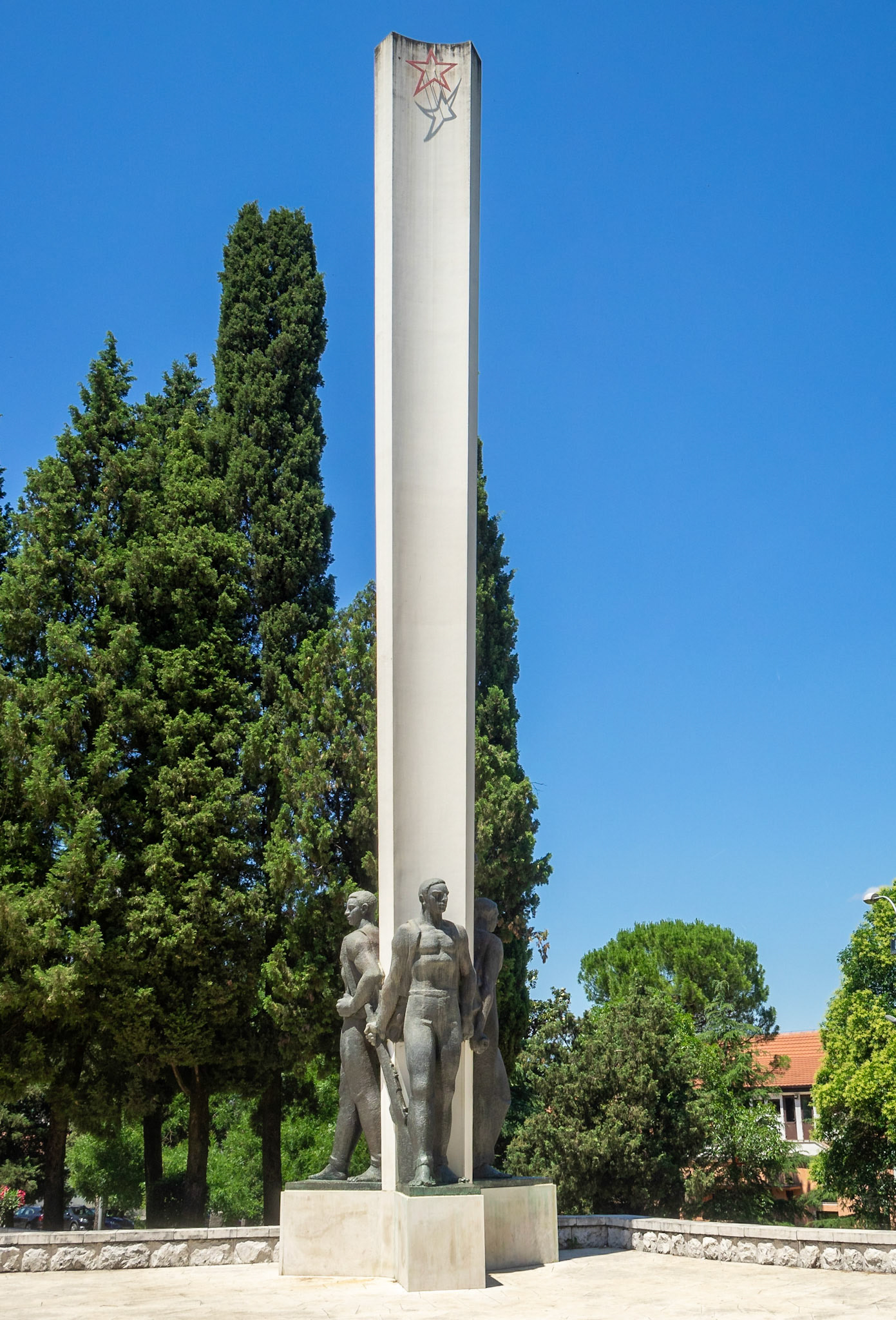 Danilovgrad  NOB monument (Narodno oslobodilačka borba) to the National Liberation War, name given to the World War II in Yugoslavia