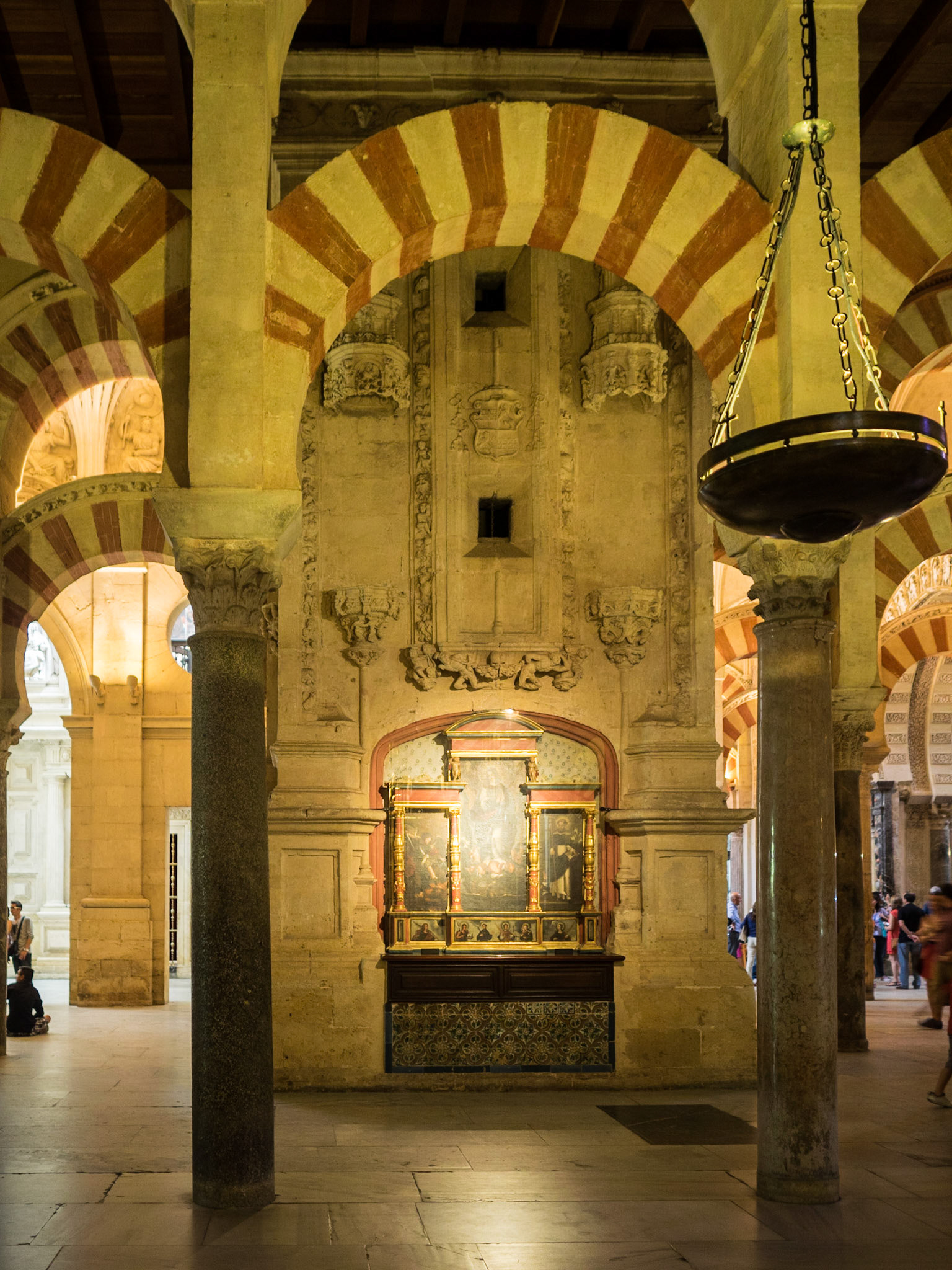 Columns of Mezquita-Catedral, Cordoba