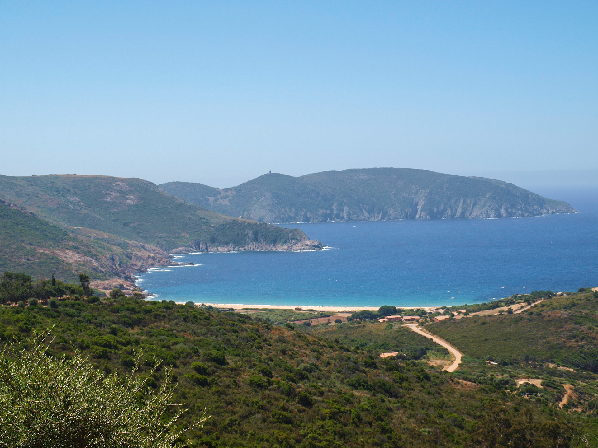 Arone bay and beach general view