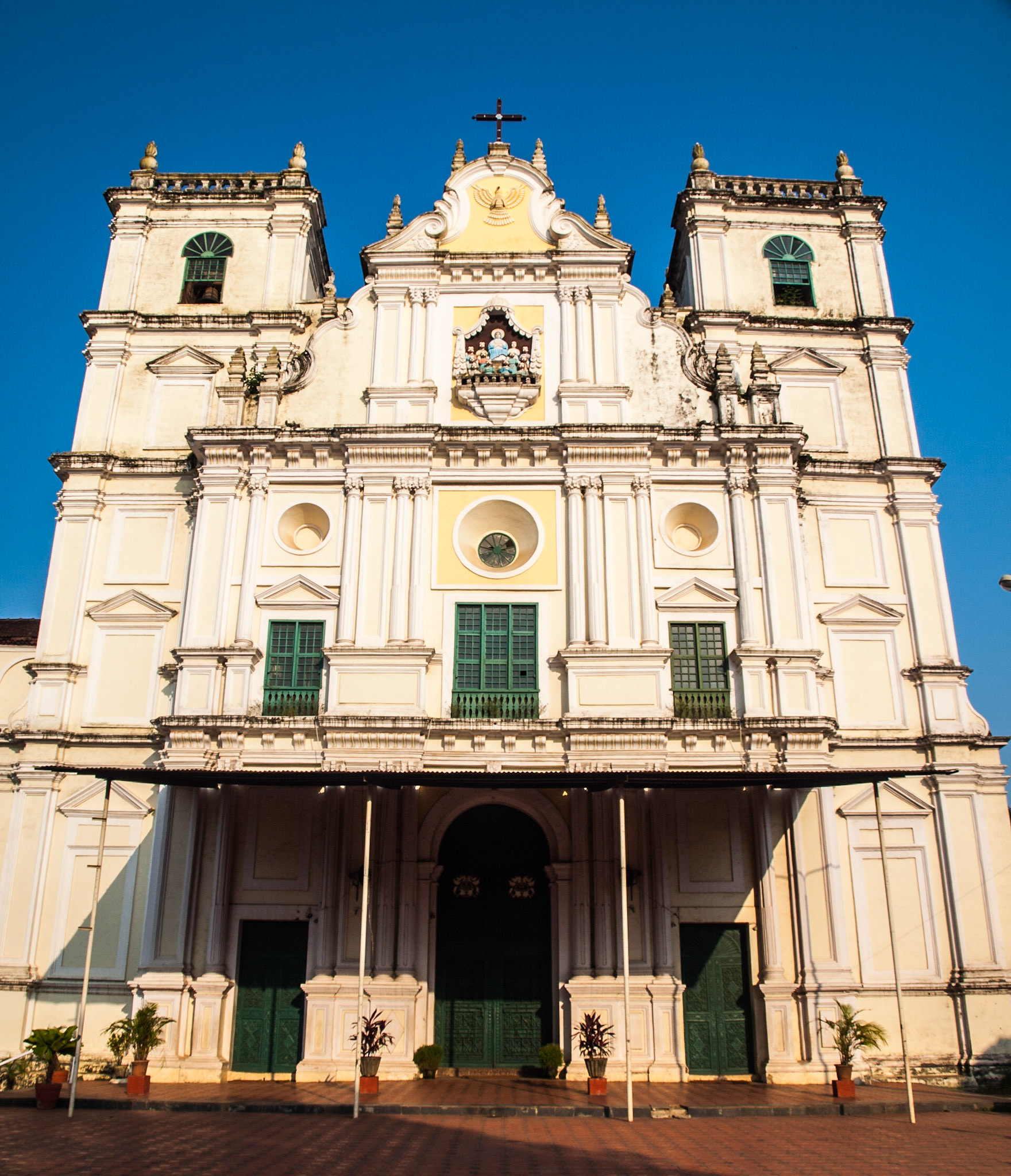 Holy Spirit church facade in Margao