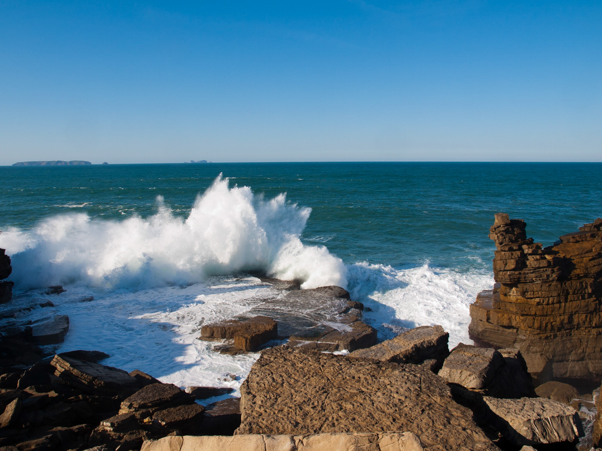 Peniche coastline