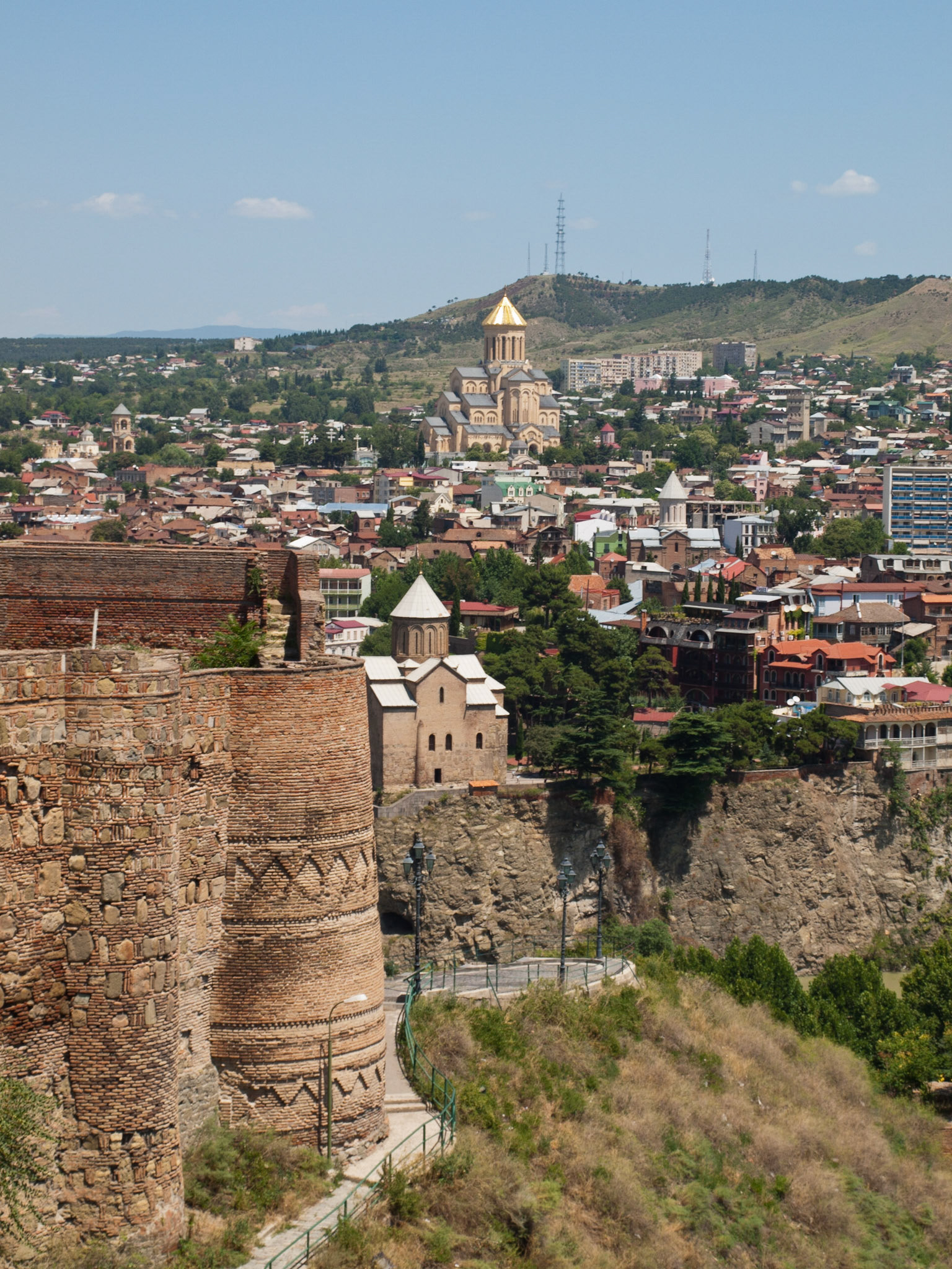 Old Metelhi view from Nariqala Fortress