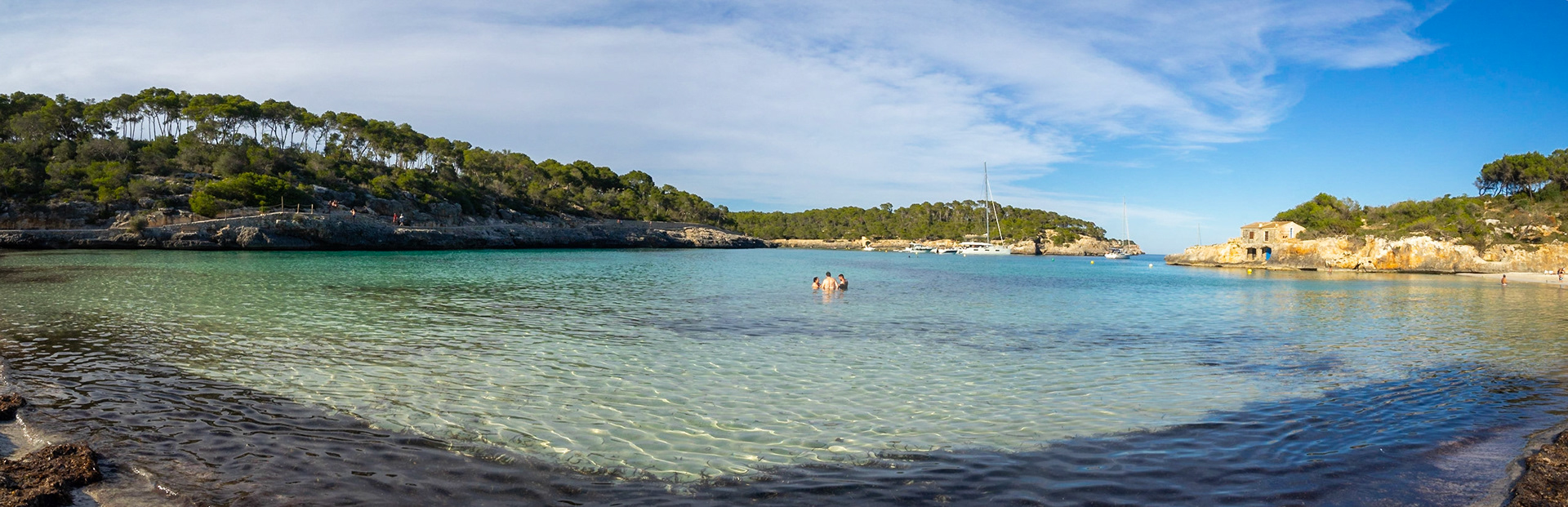The sea of Cala S'Amarador, Maiorca