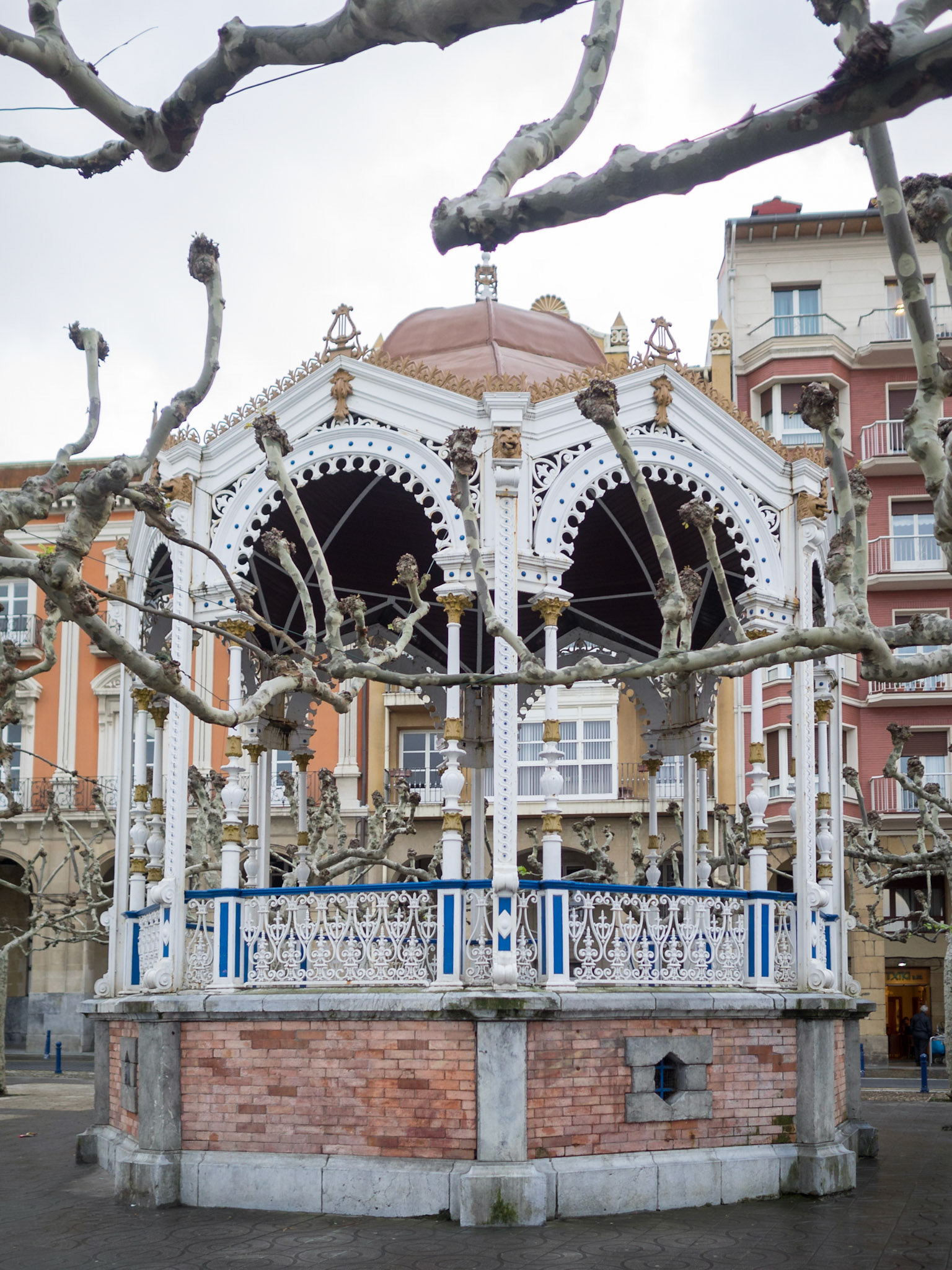 Portugalete park bandstand