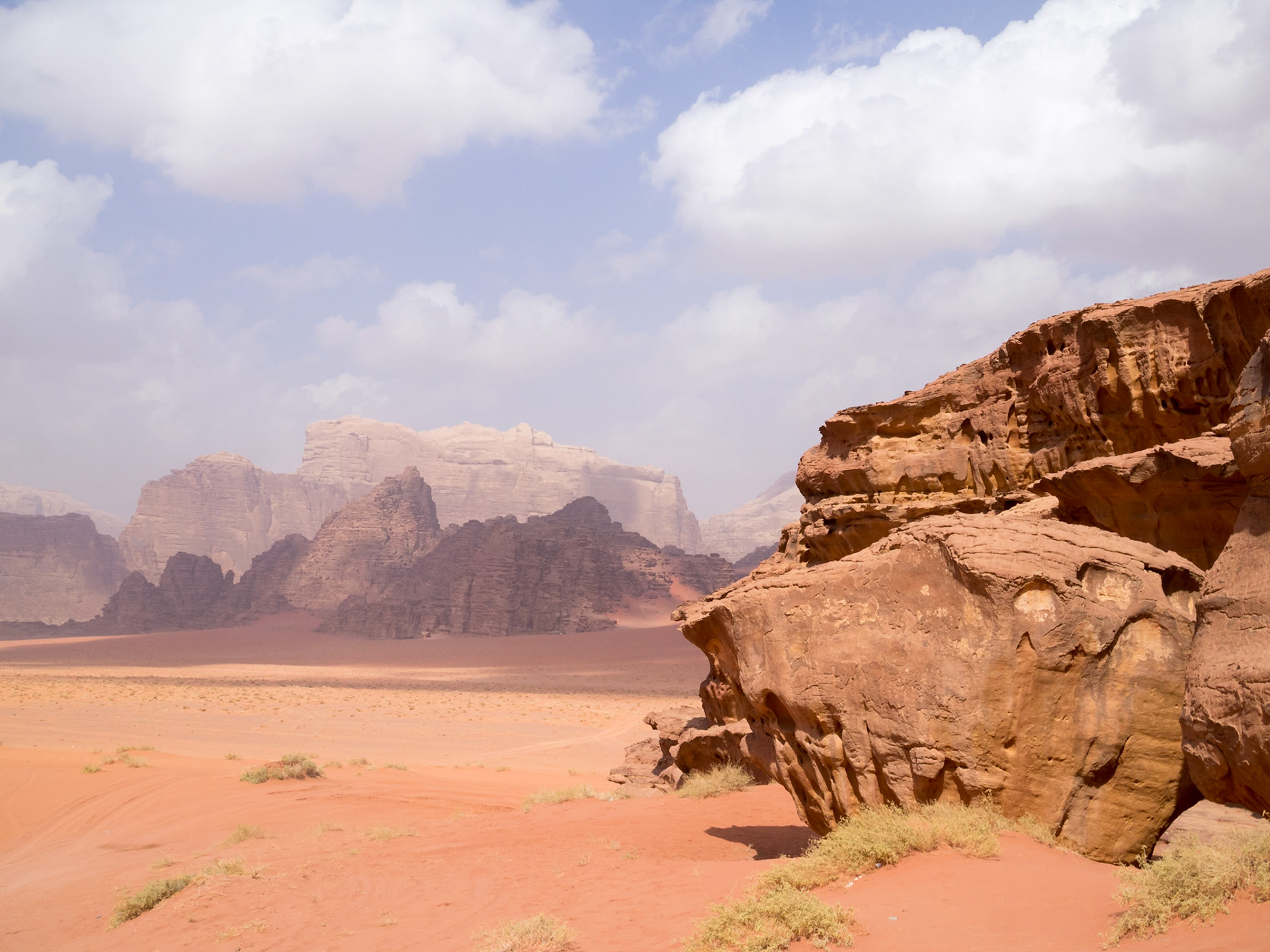 Wadi Rum desert landscape