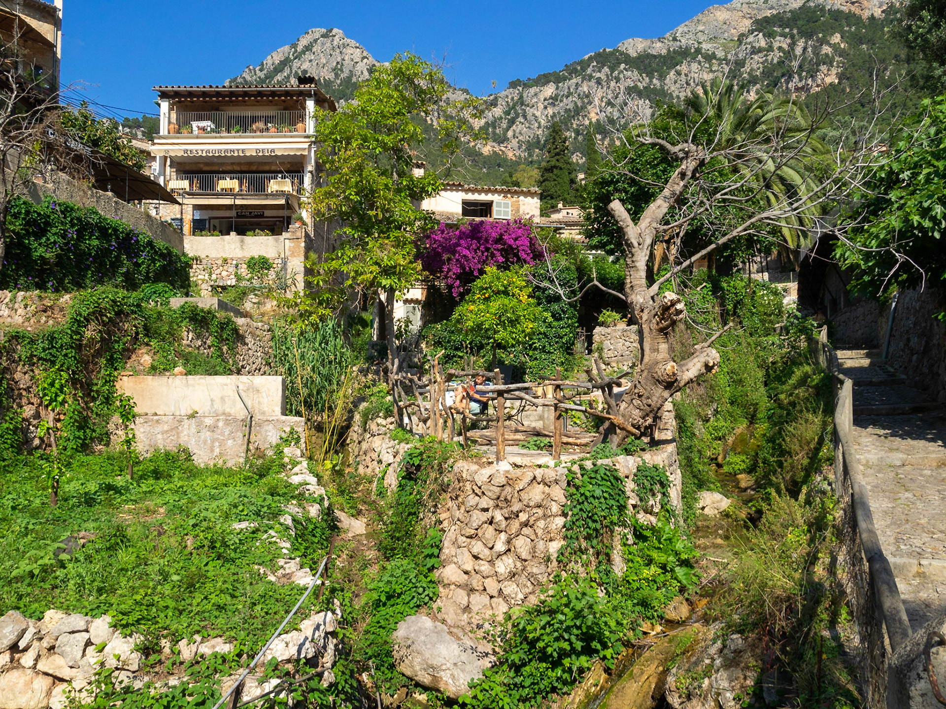 Deià below Tramuntana mountain, Mallorca