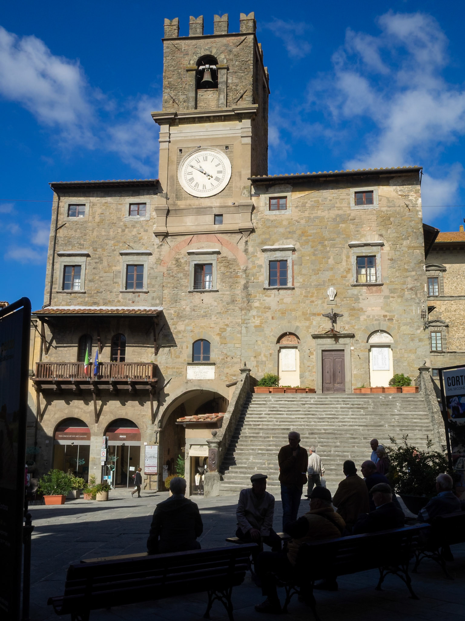 Cortona, Palazzo Comunale or Palazzo del Capitano at Piazza Garibaldi