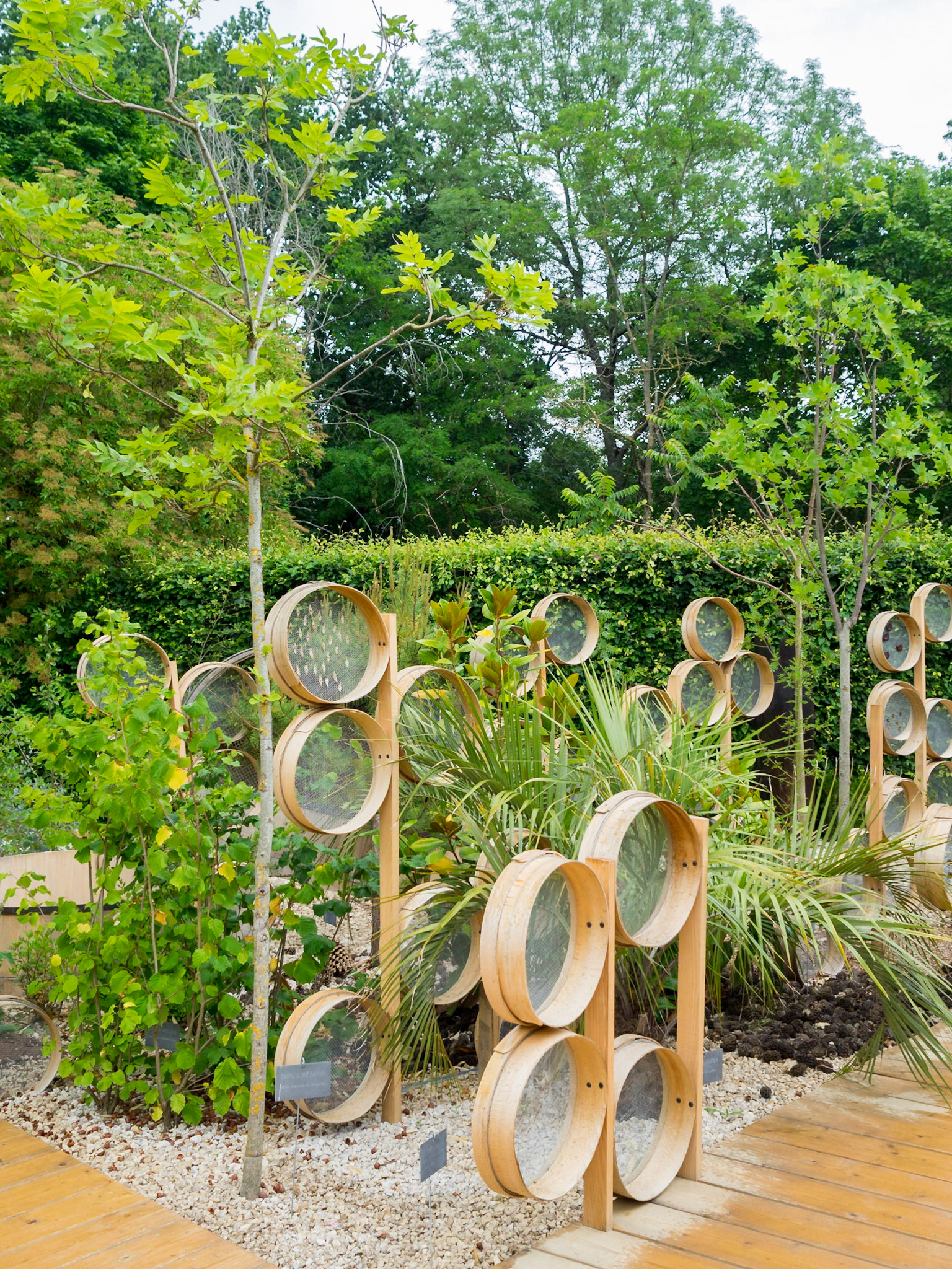 The seed garden at the 2015 International Garden Festival 2015 at the Domain of Chaumont-sur-Loire