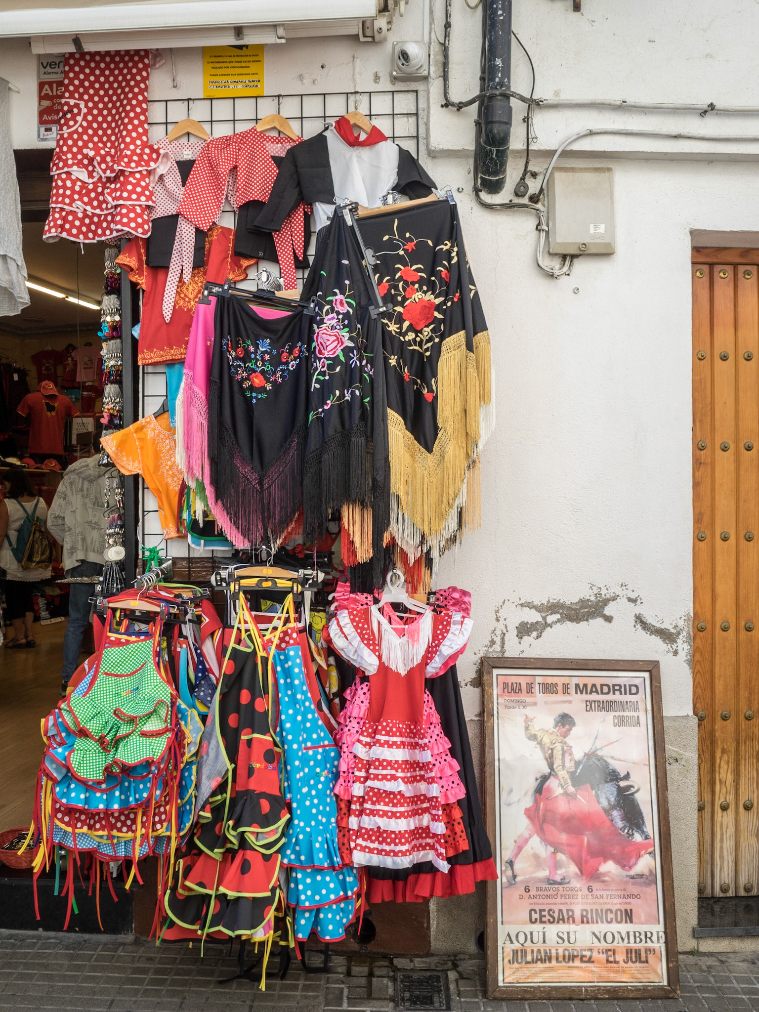 Cordoba street shop with souvenirs