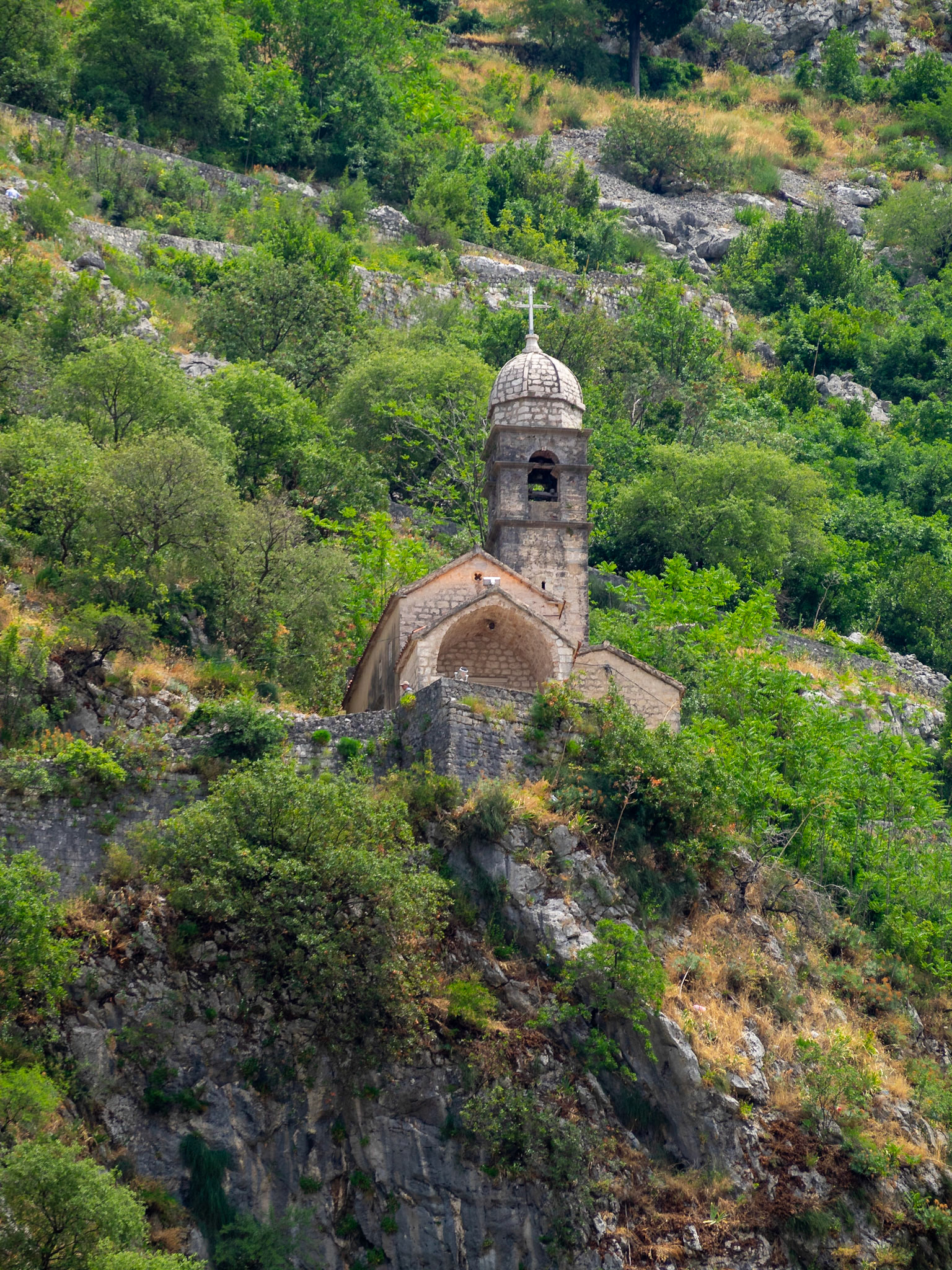 Church of Our Lady of Remedy in the mountain above Kotor