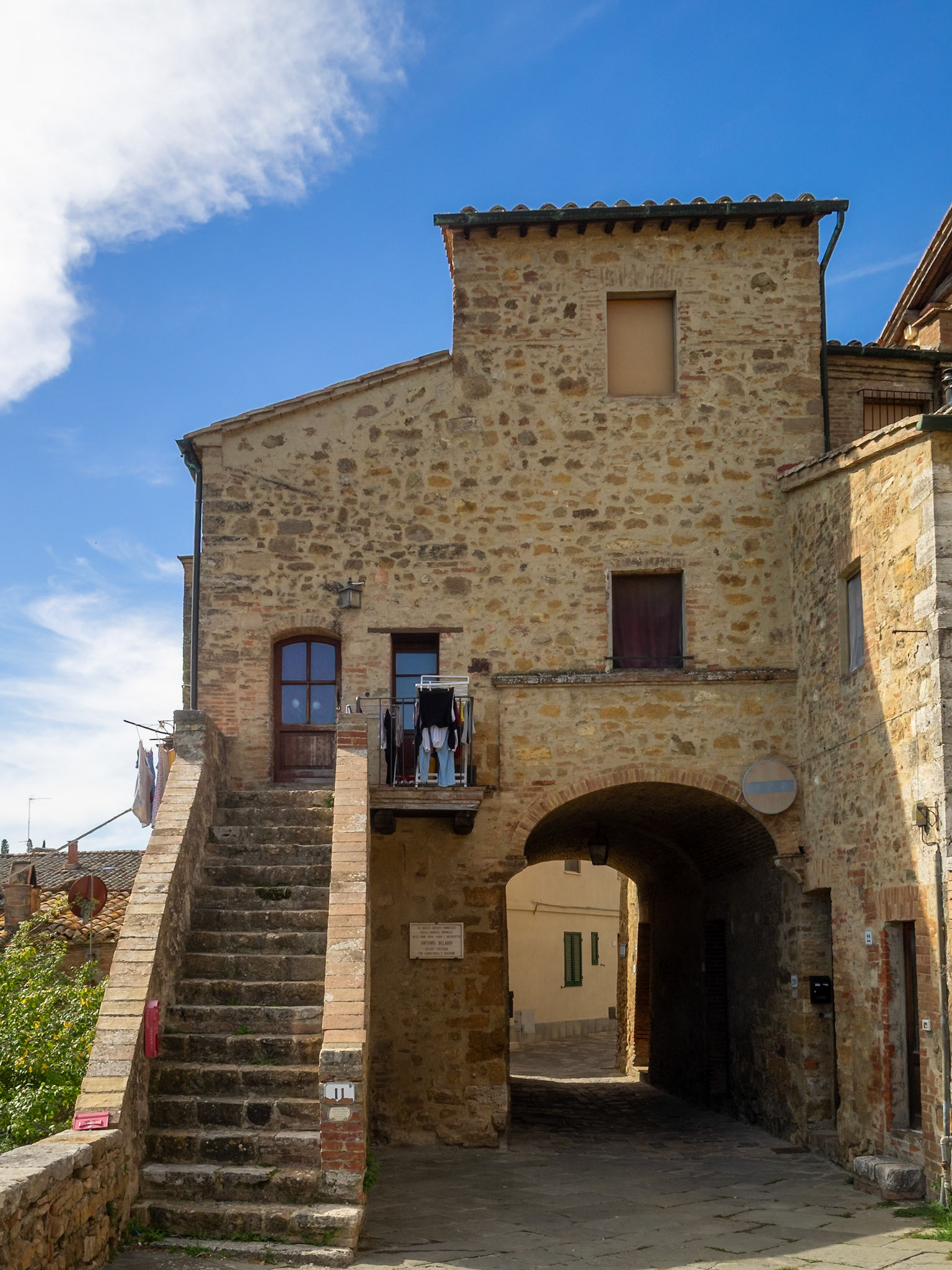 Nicchia Via della Piaggia, San Quirico d'Orcia