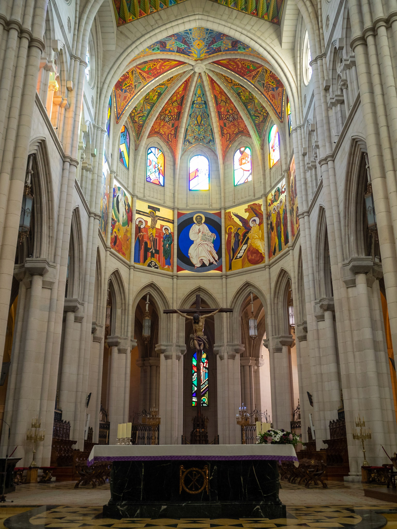 Almudena Cathedral high altar, Madrid