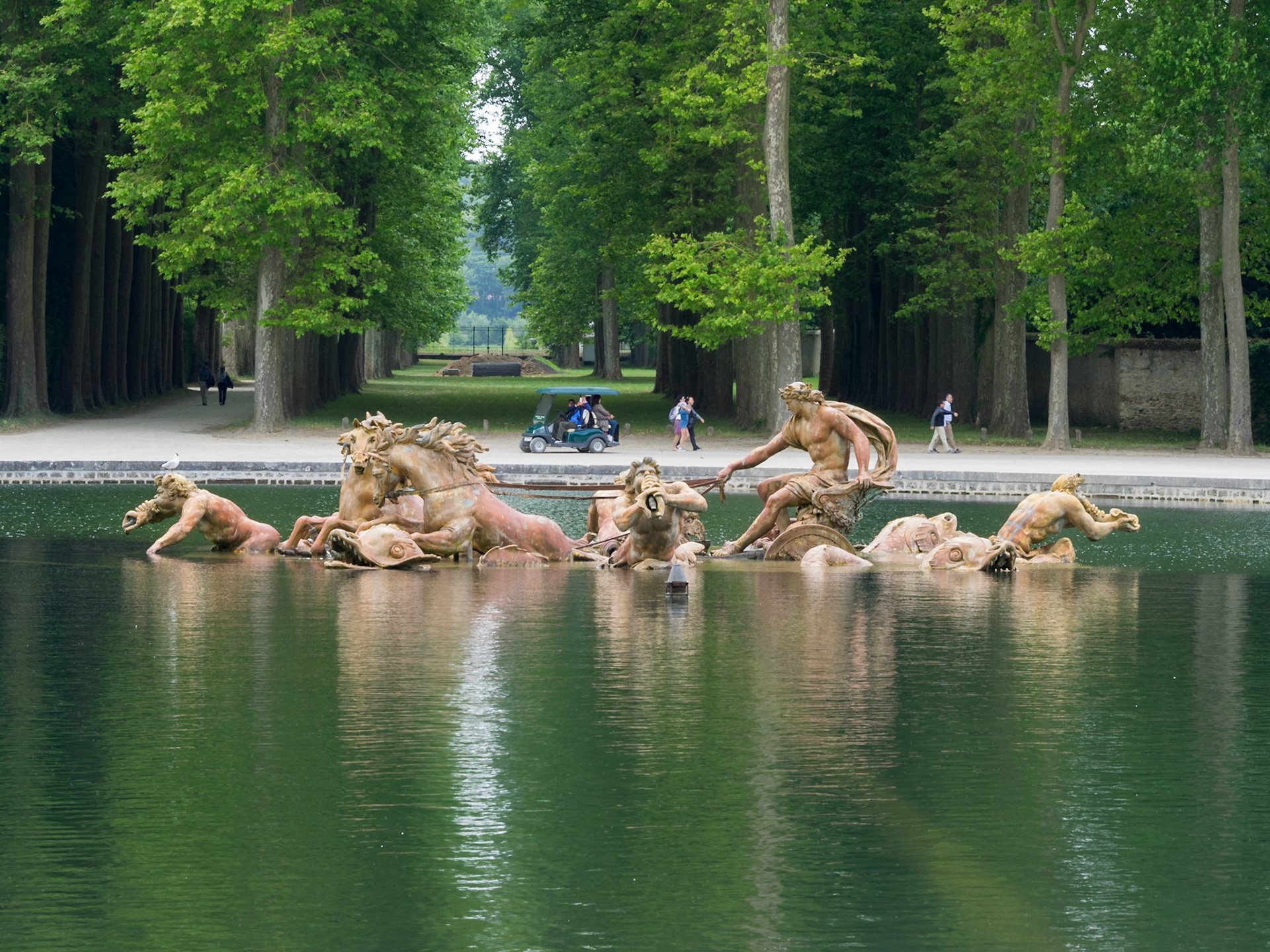 Versailles park Apollo fountain