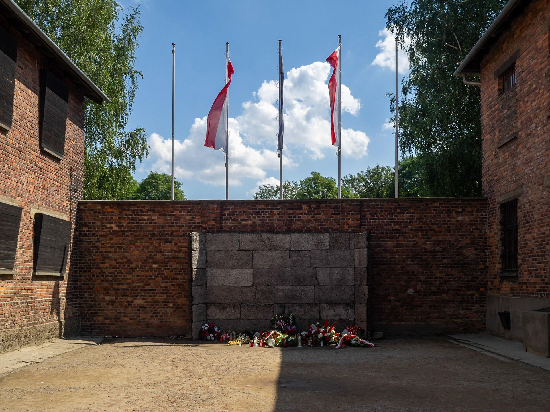 Auschwitz Concentration Camp Memorial monument