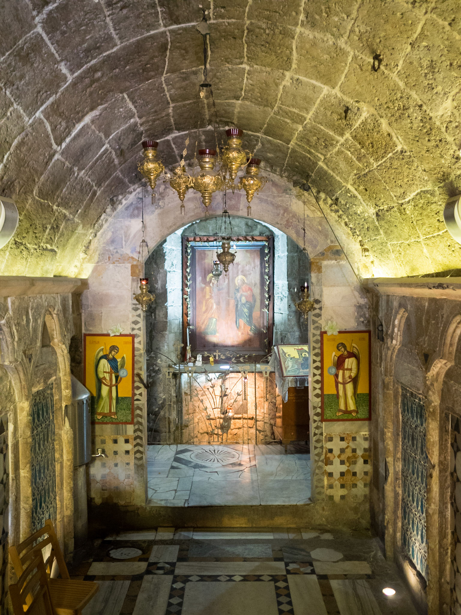 St Gabriel Church interior Nazareth
