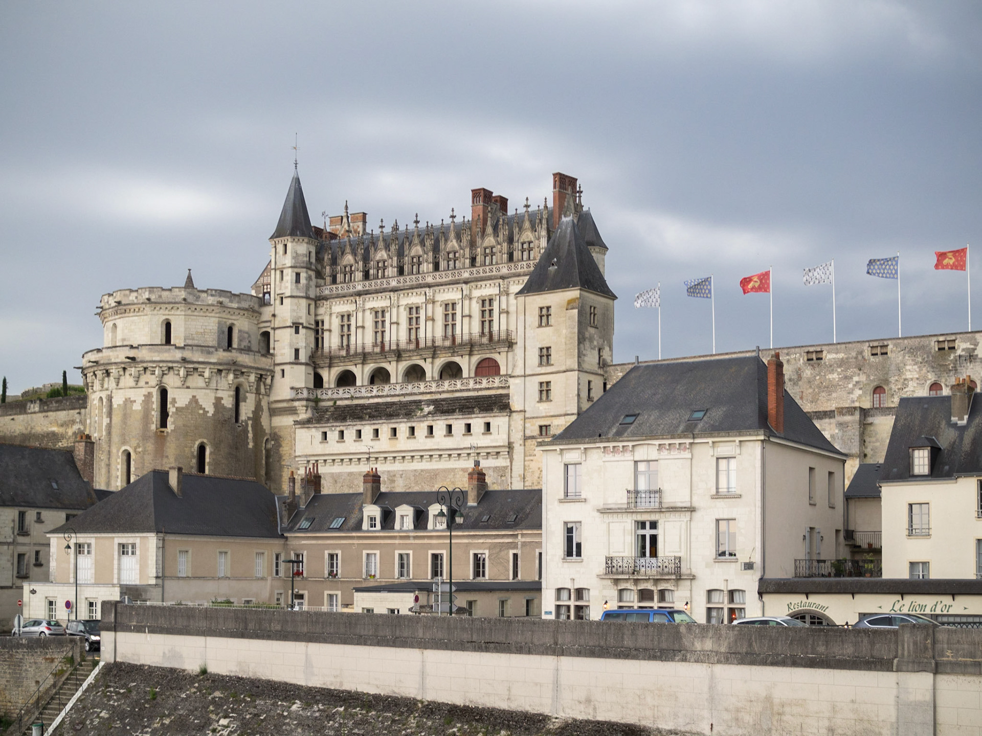 General view of Amboise castle