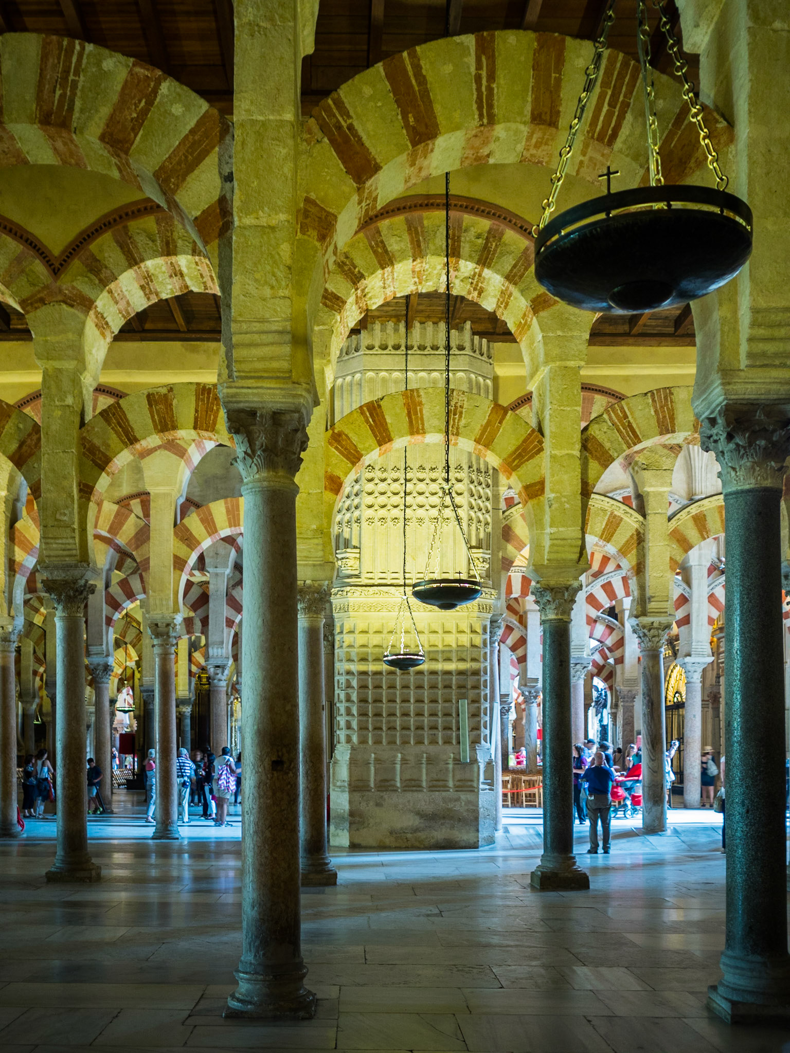 Columns of Mezquita-Catedral, Cordoba