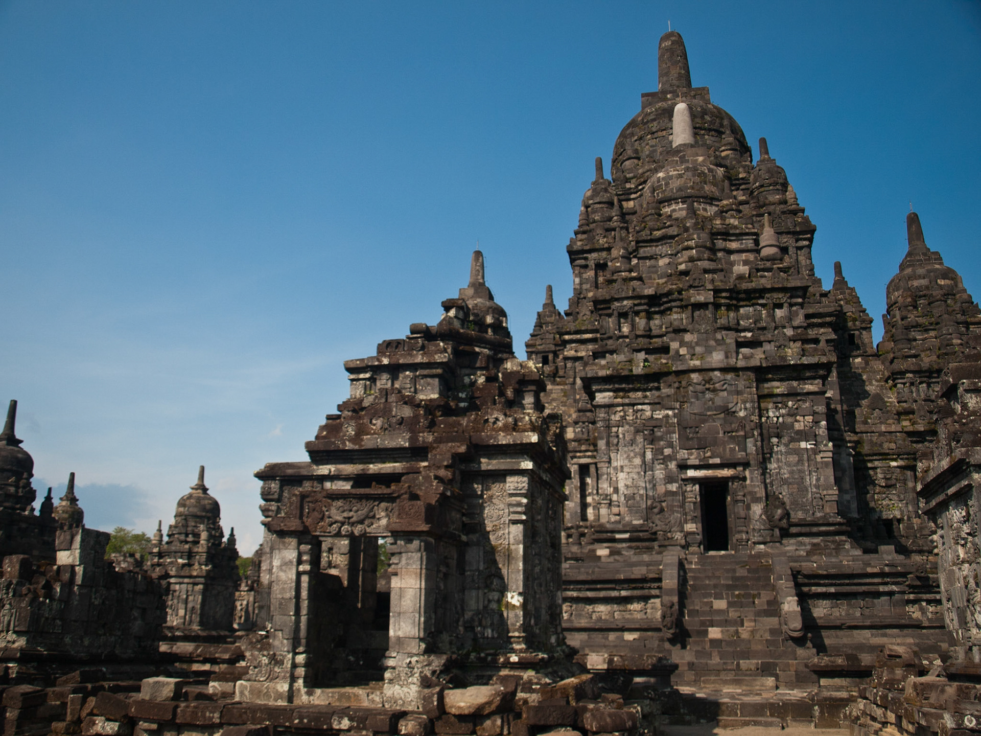 Prambanan temples ruins