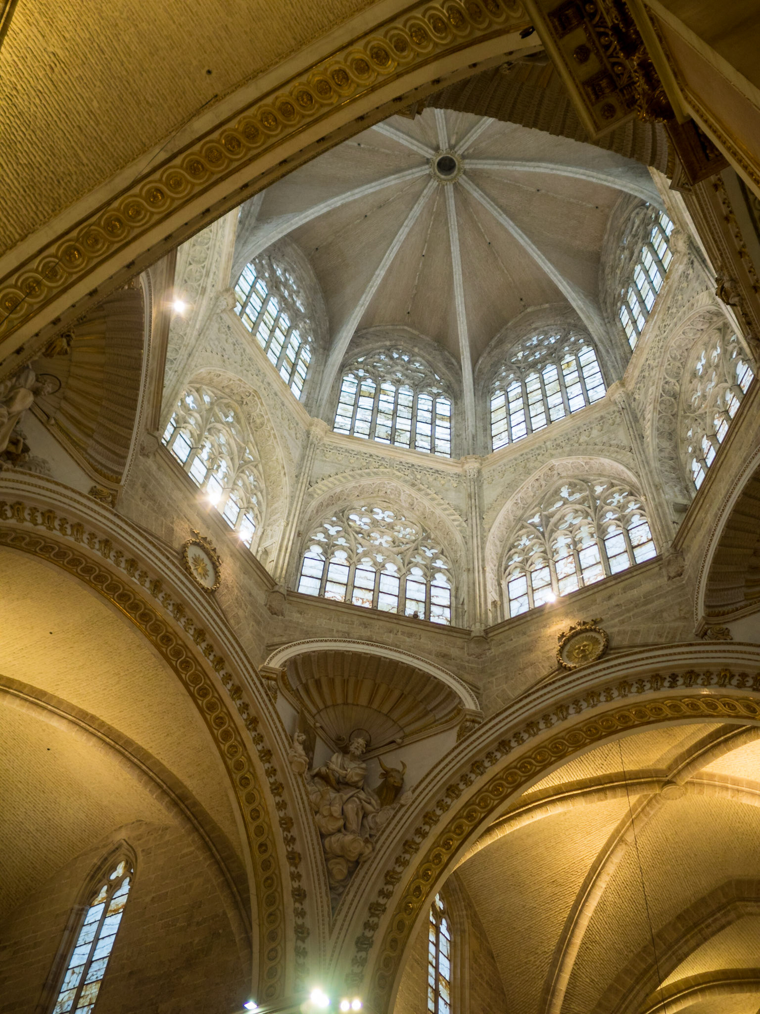 The alabaster dome of Valencia Cathedral