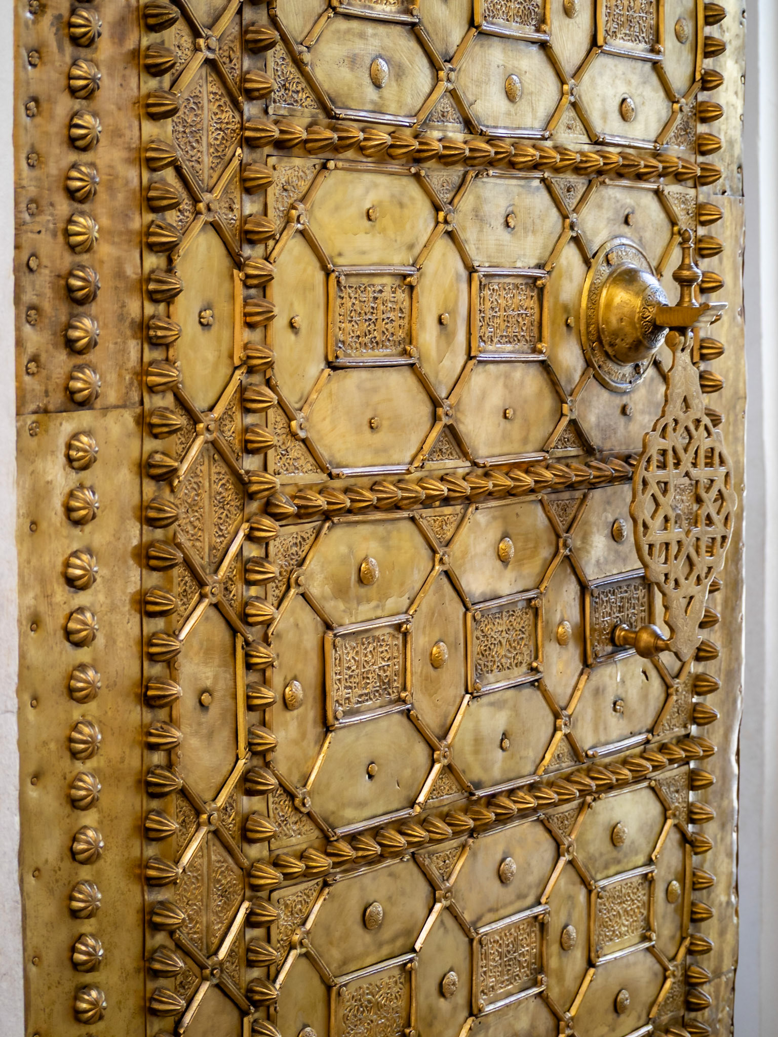University of al-Qarawiyyin mosque doorway detail, Fez, Morocco