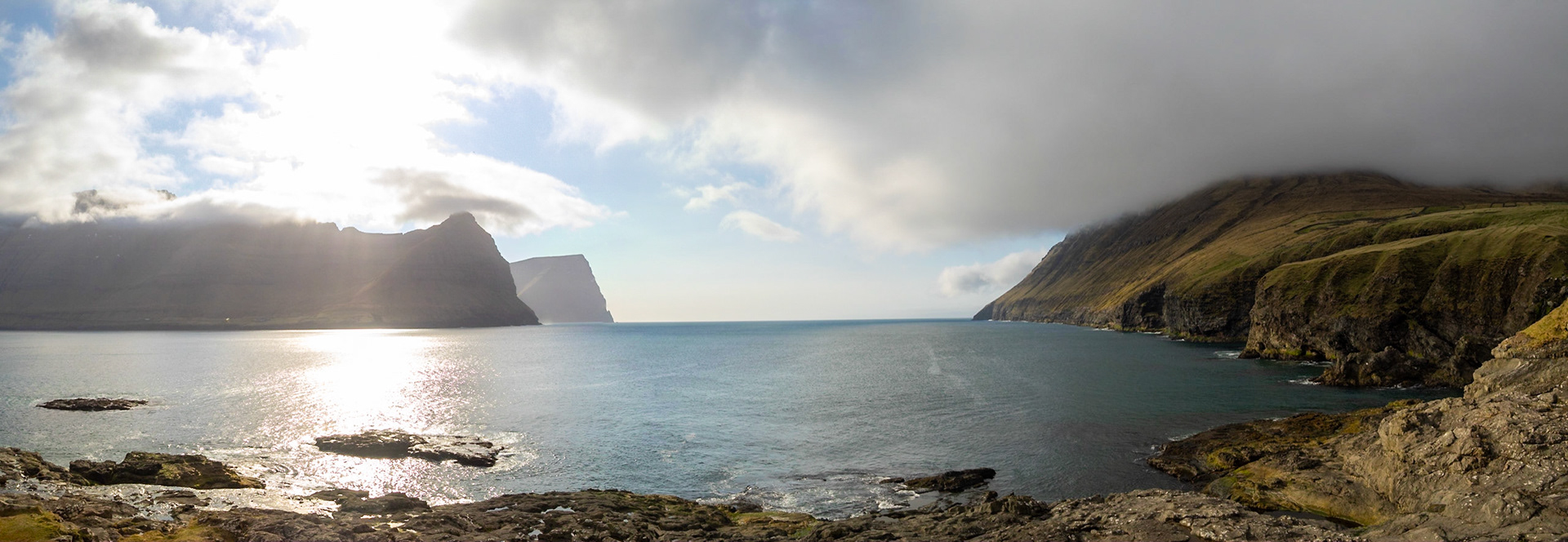 Panorama of north Vidoy coastline