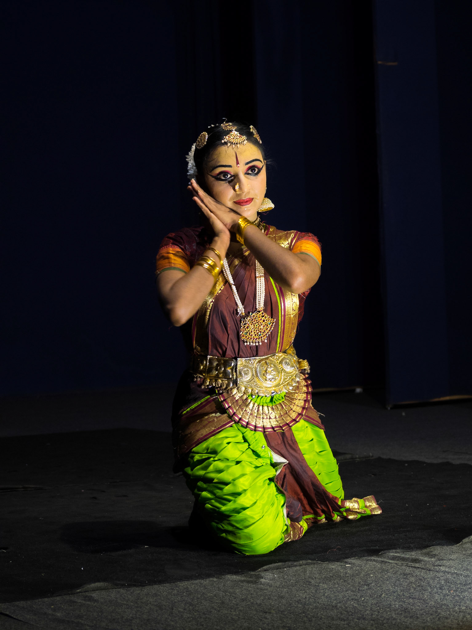 Mohiniattam dancer, traditional from Kerala
