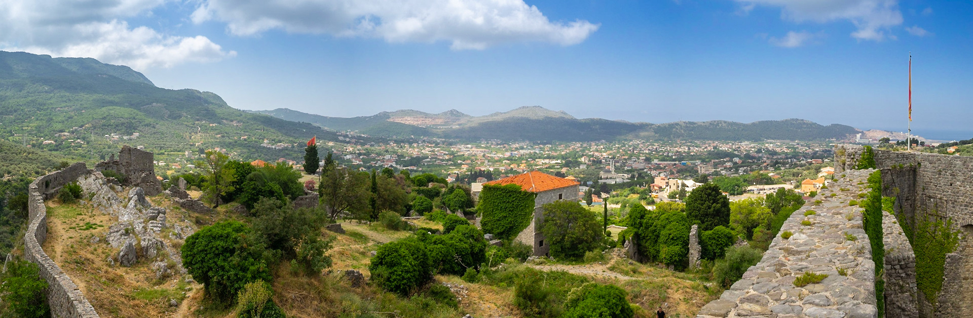 Valley view from Stari Bar Castle