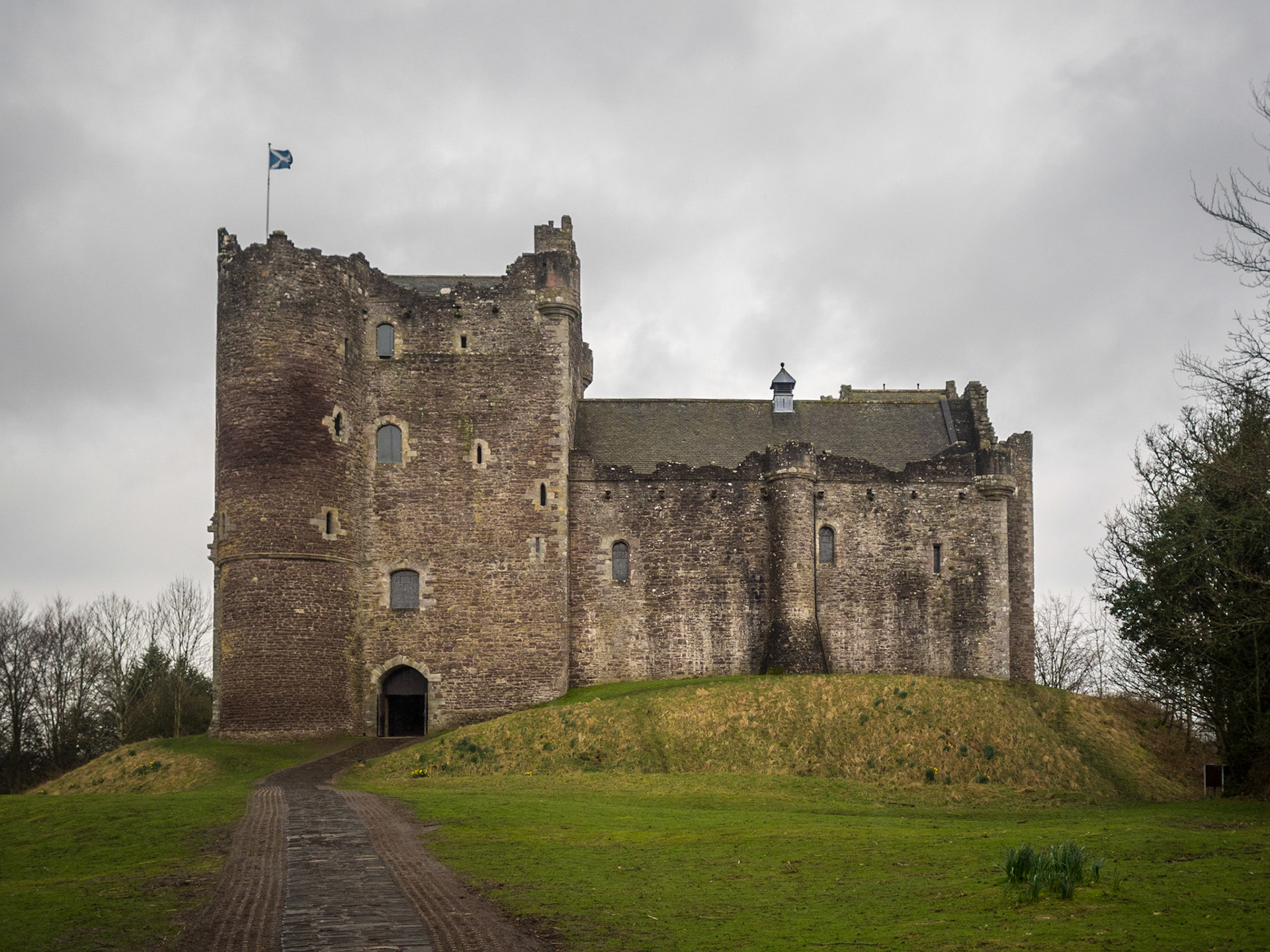 Doune Castle general view
