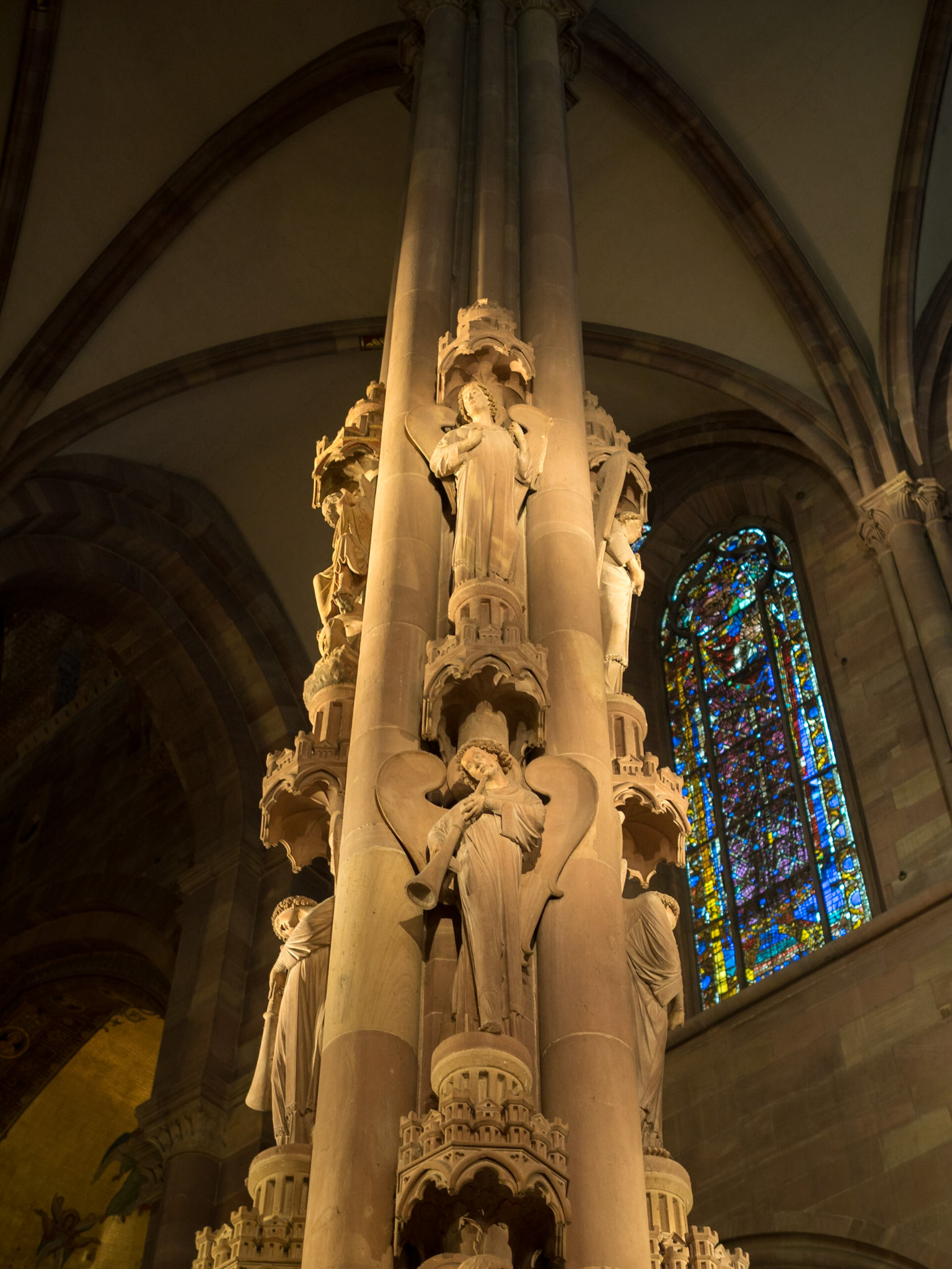 The Pilar of Angels, Strasbourg Cathedral