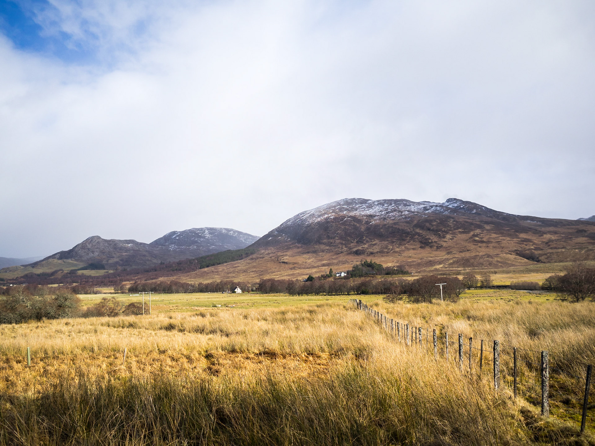 Fields around Loch Ness