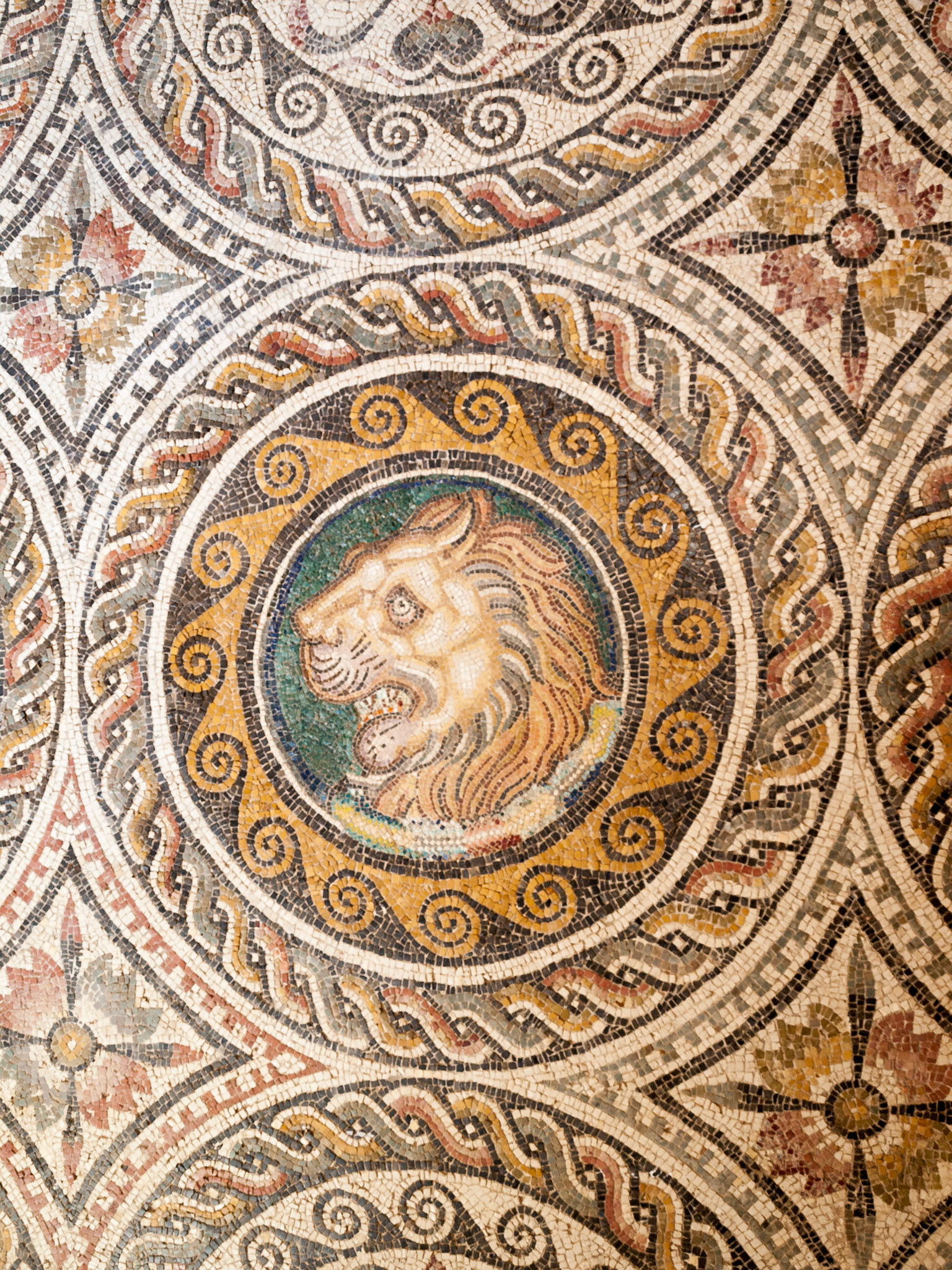 Roman mosaic in the Sabratha museum