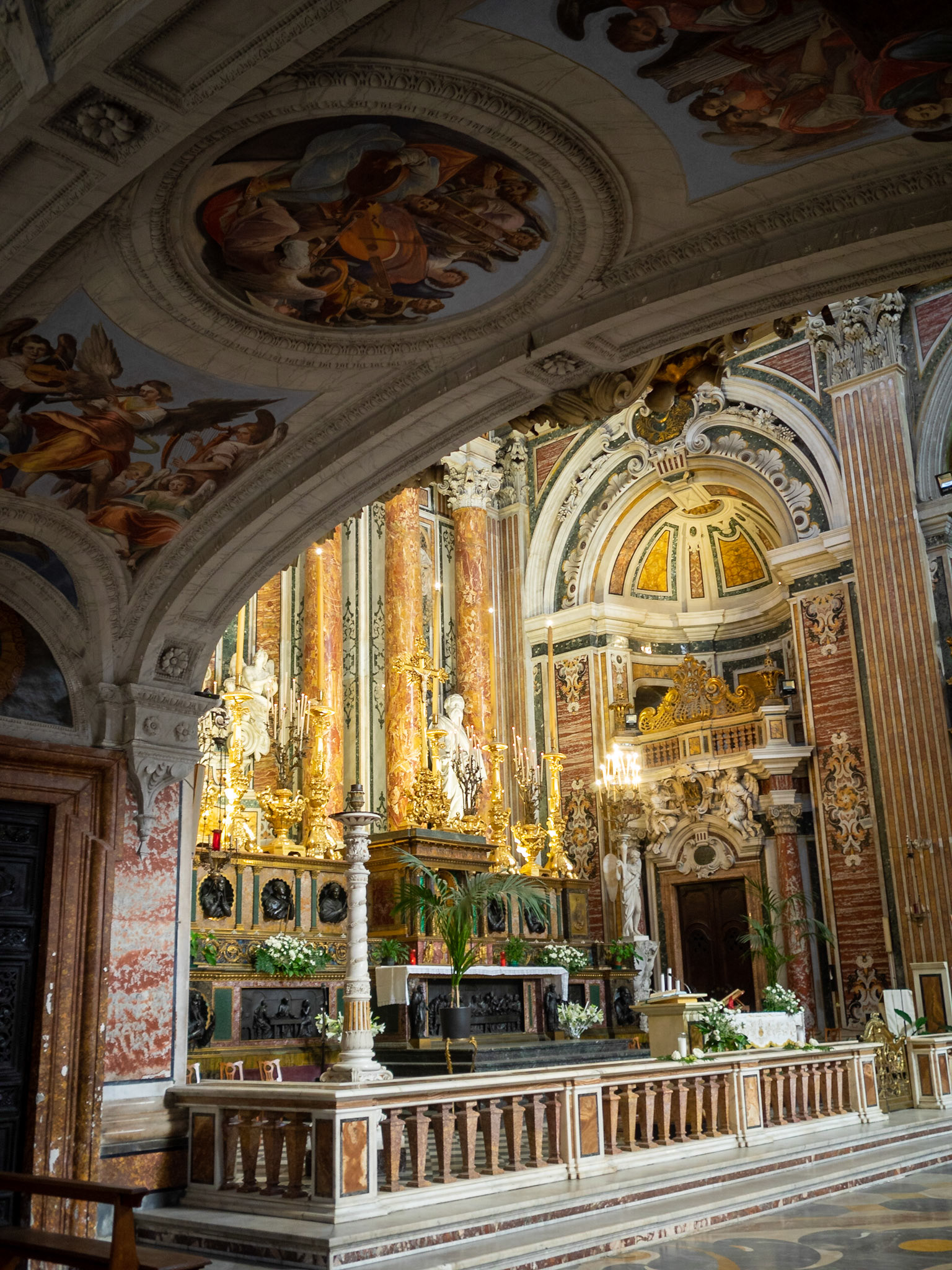 Gesú Nuovo Church interior, Naples