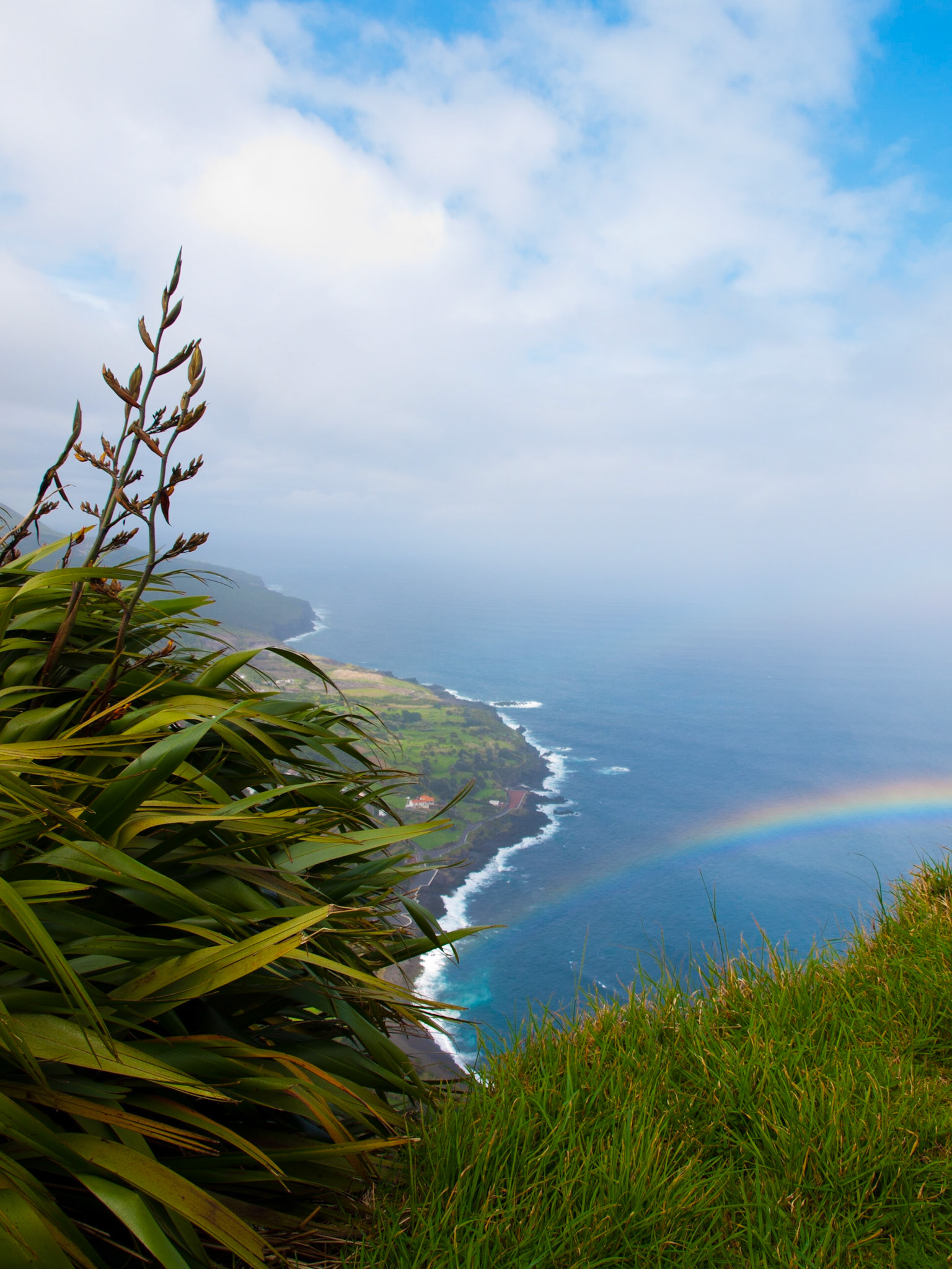 Rainbow over the sea