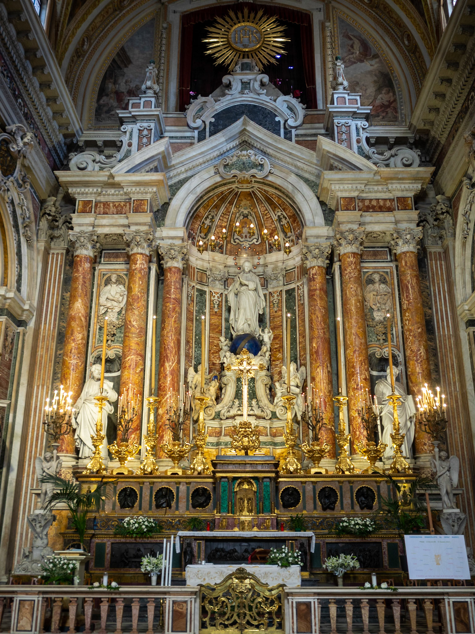 Gesú Nuovo Church high altar, Naples