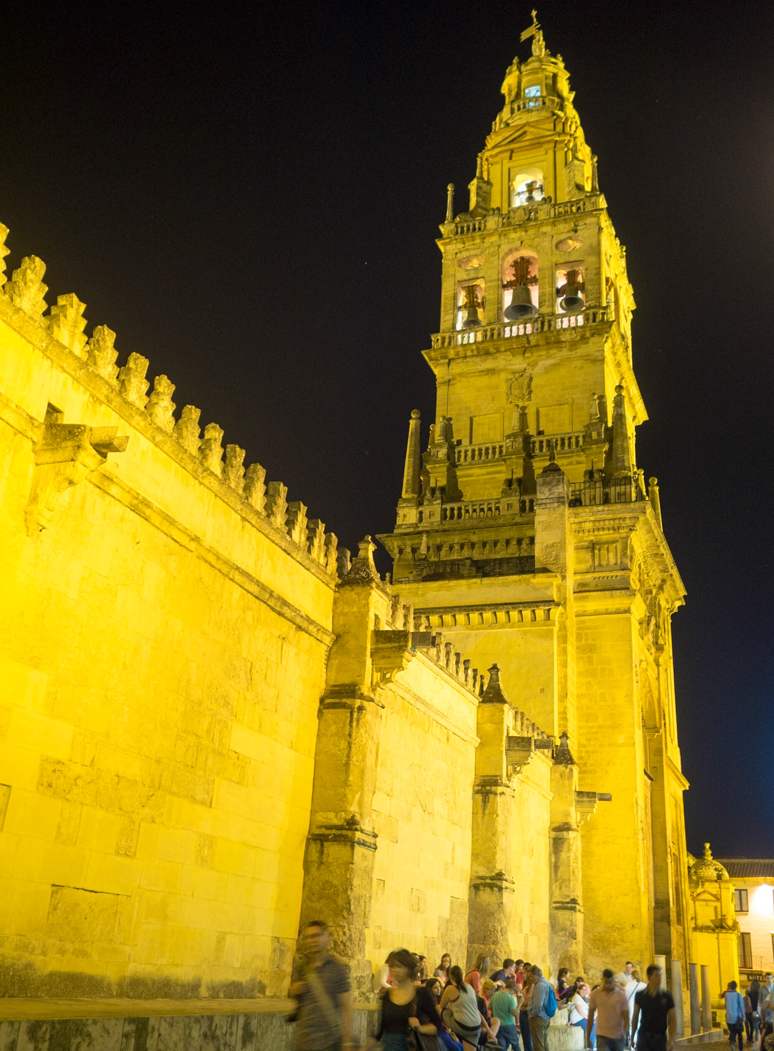 Cordoba Mezquita-Catedral at night