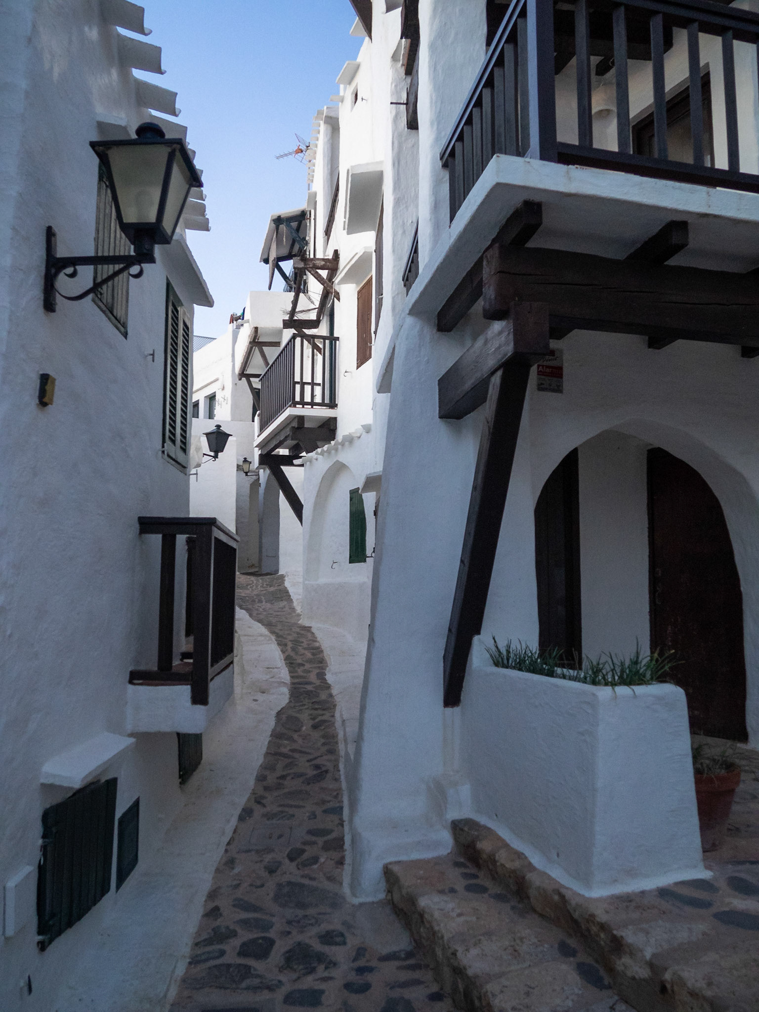 Binibeca street, Menorca