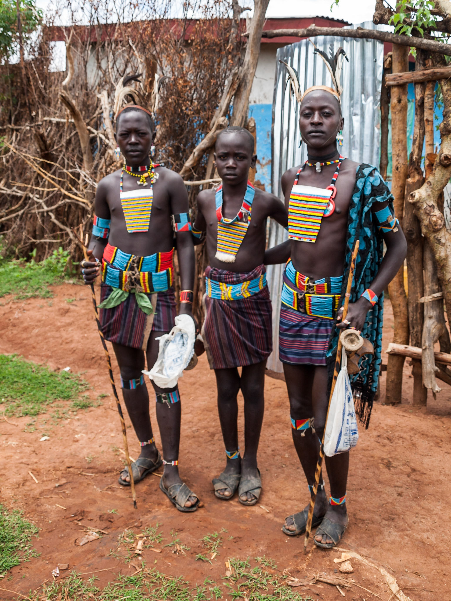 Portrait of Banna men group