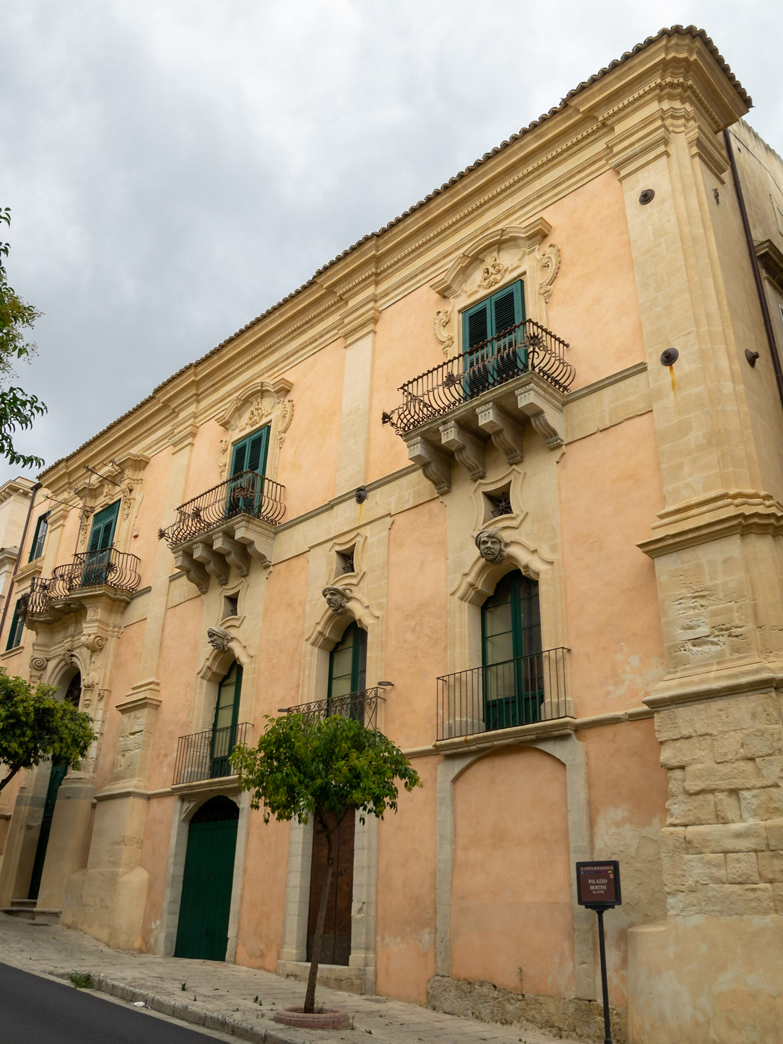 Palazzo Bertini facade, Ragusa