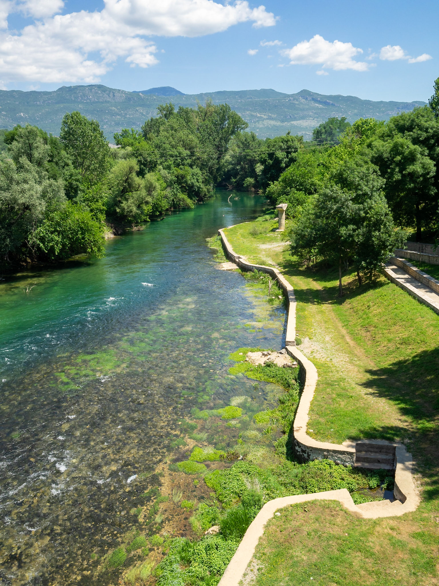 The Zeta River pasing by Danilovgrad