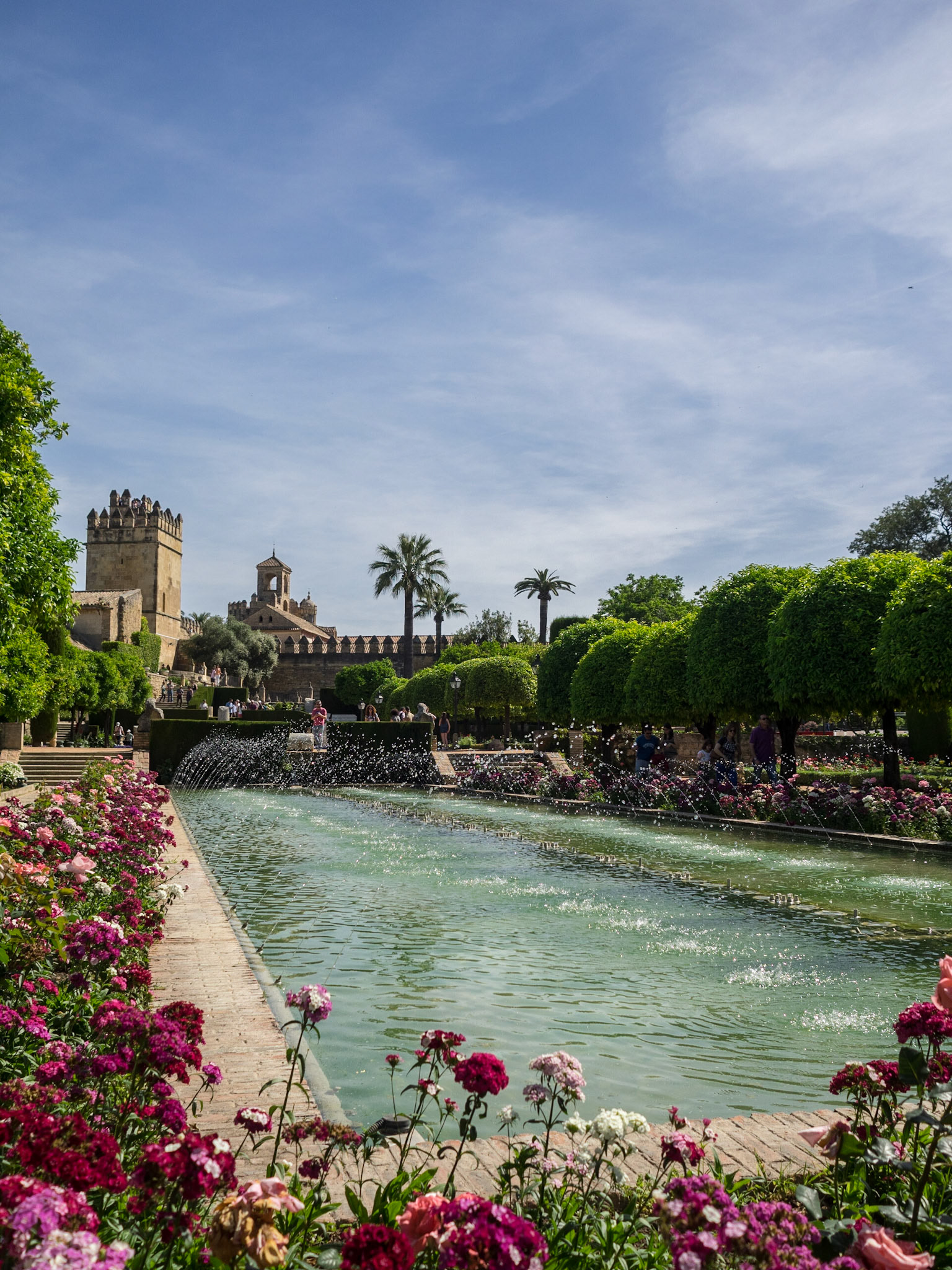 Gardens from the Alcazar de los Reyes Cristianos, Cordoba