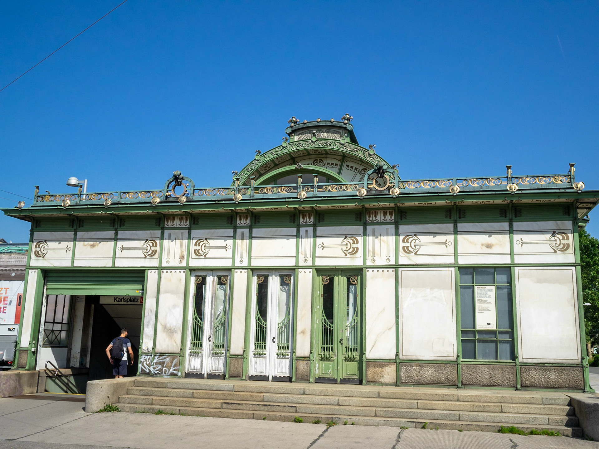 Karlsplatz underground station in Jugendstill style