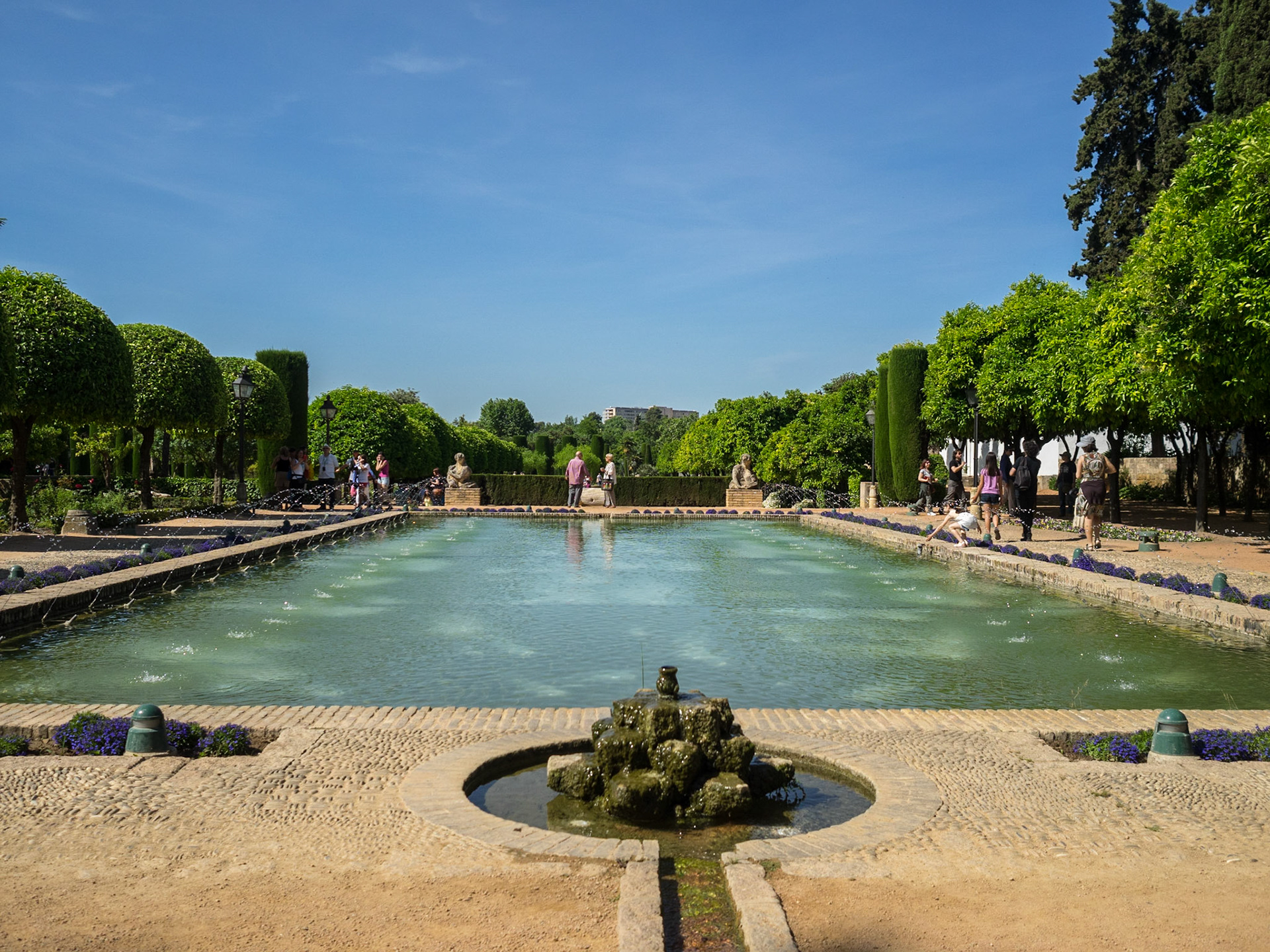 Gardens from the Alcazar de los Reyes Cristianos, Cordoba