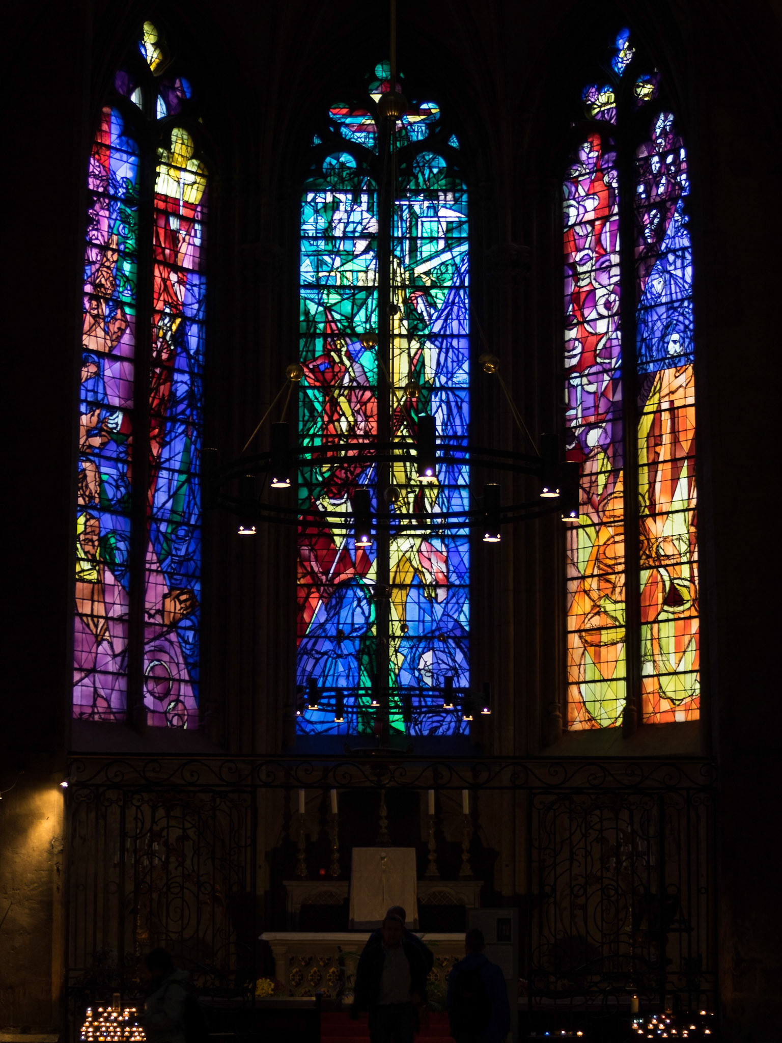 Cathedral of Saint-Etienne de Metz stained glass windows by Marc Chagall
