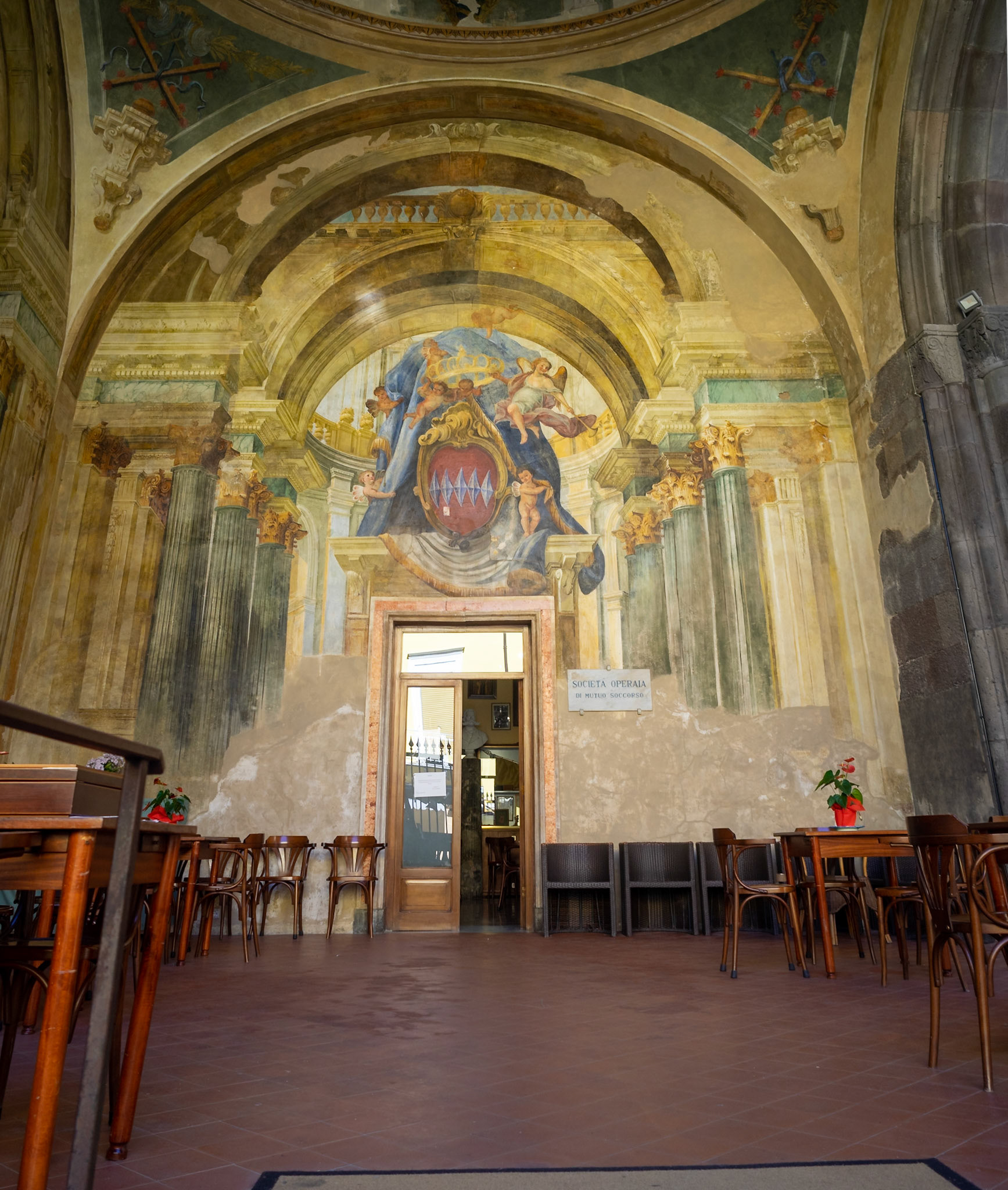 Sorrento Societa Operaia Di Mutuo Socorso wall fresco