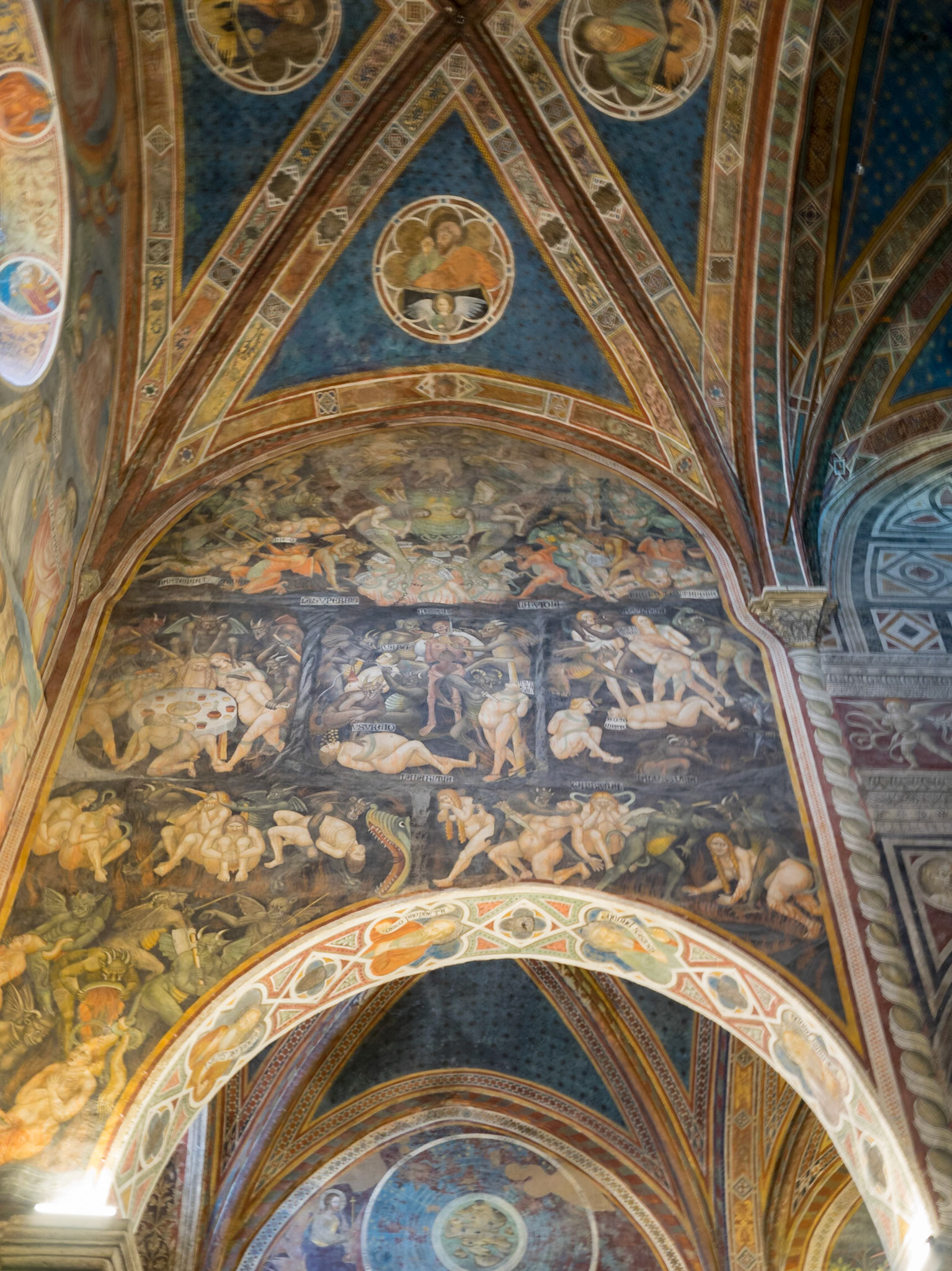 Hell fresco by Taddeo di Bartolo, Collegiate Church of San Gimignano